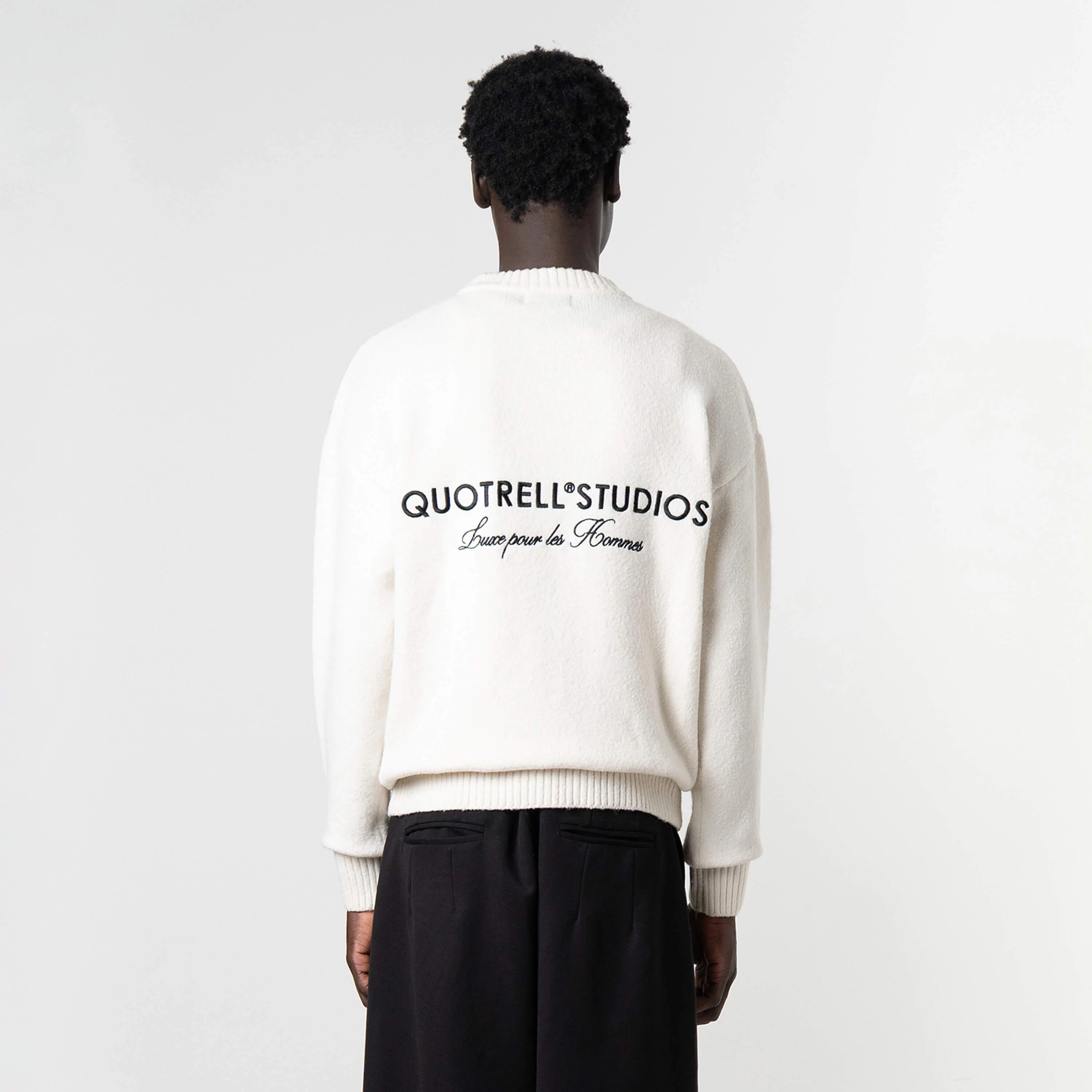 AURORA KNITTED SWEATER | ECRU - Image 3