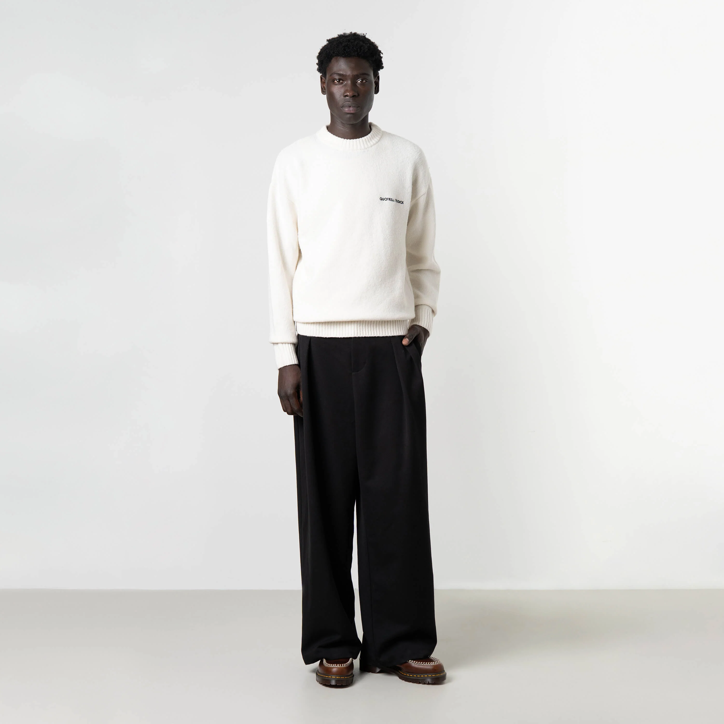 AURORA KNITTED SWEATER | ECRU - Image 4