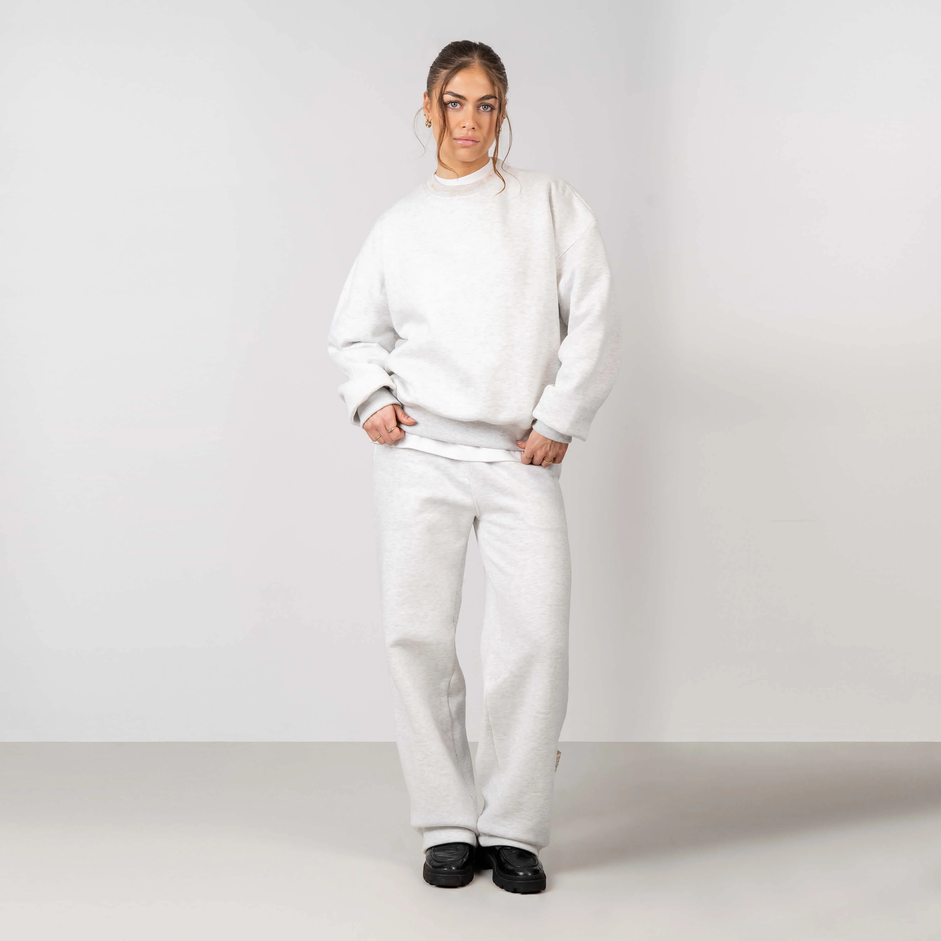 BLANK CREWNECK SET | GREY MELEE - Image 6