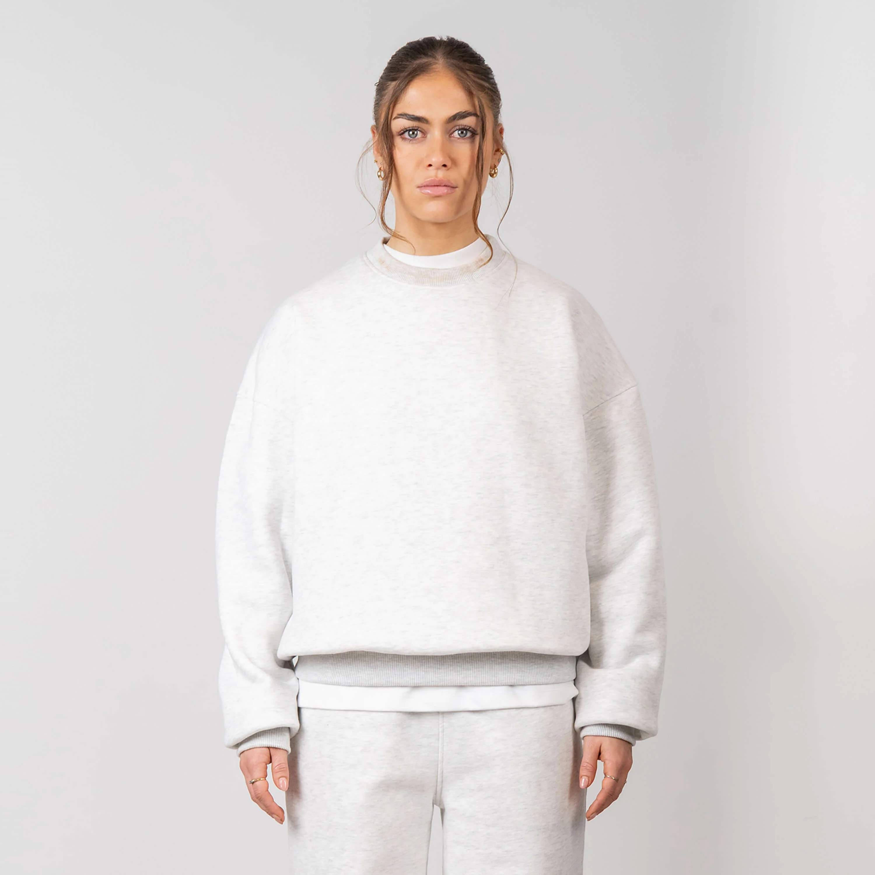 BLANK CREWNECK SET | GREY MELEE - Image 8