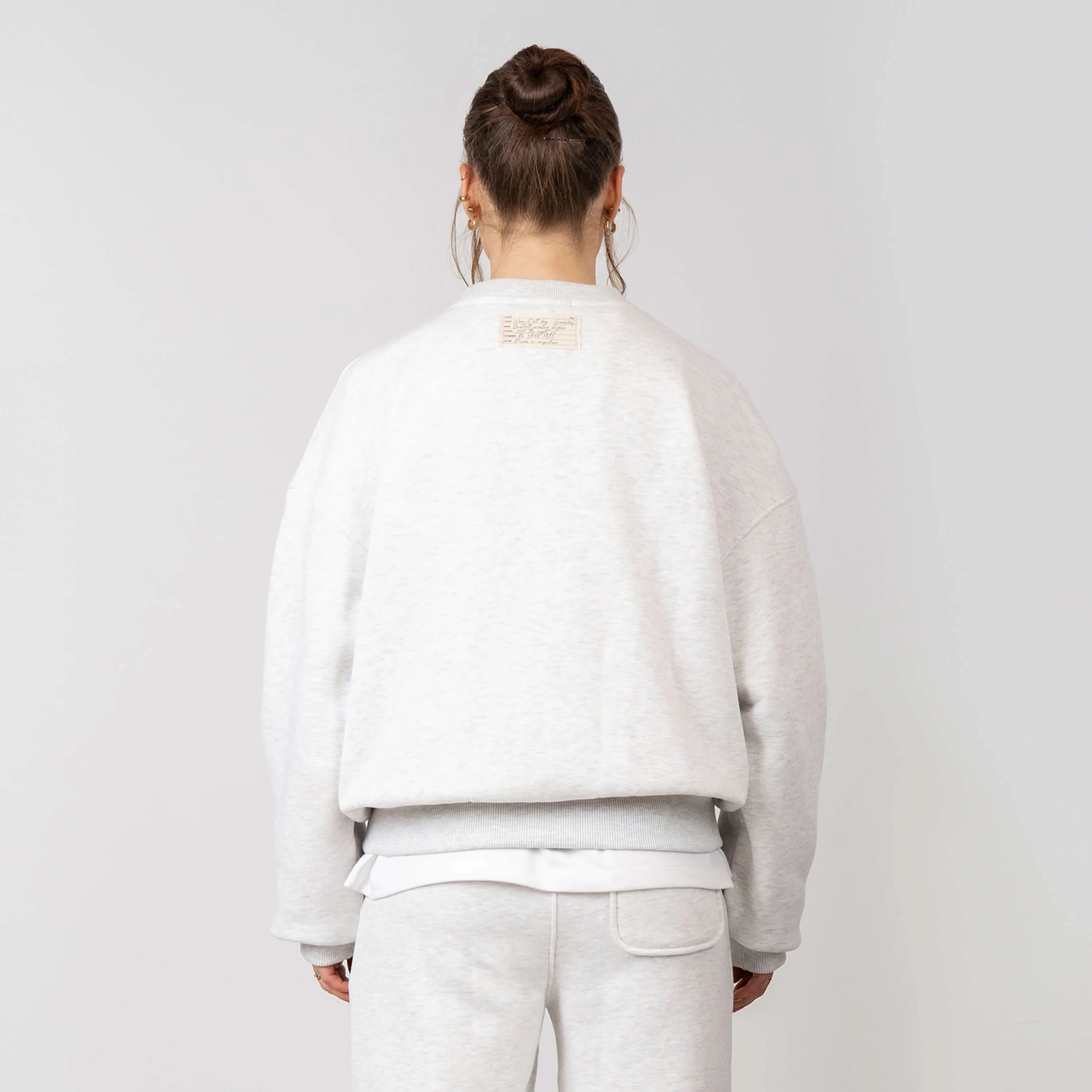 BLANK CREWNECK SET | GREY MELEE - Image 9