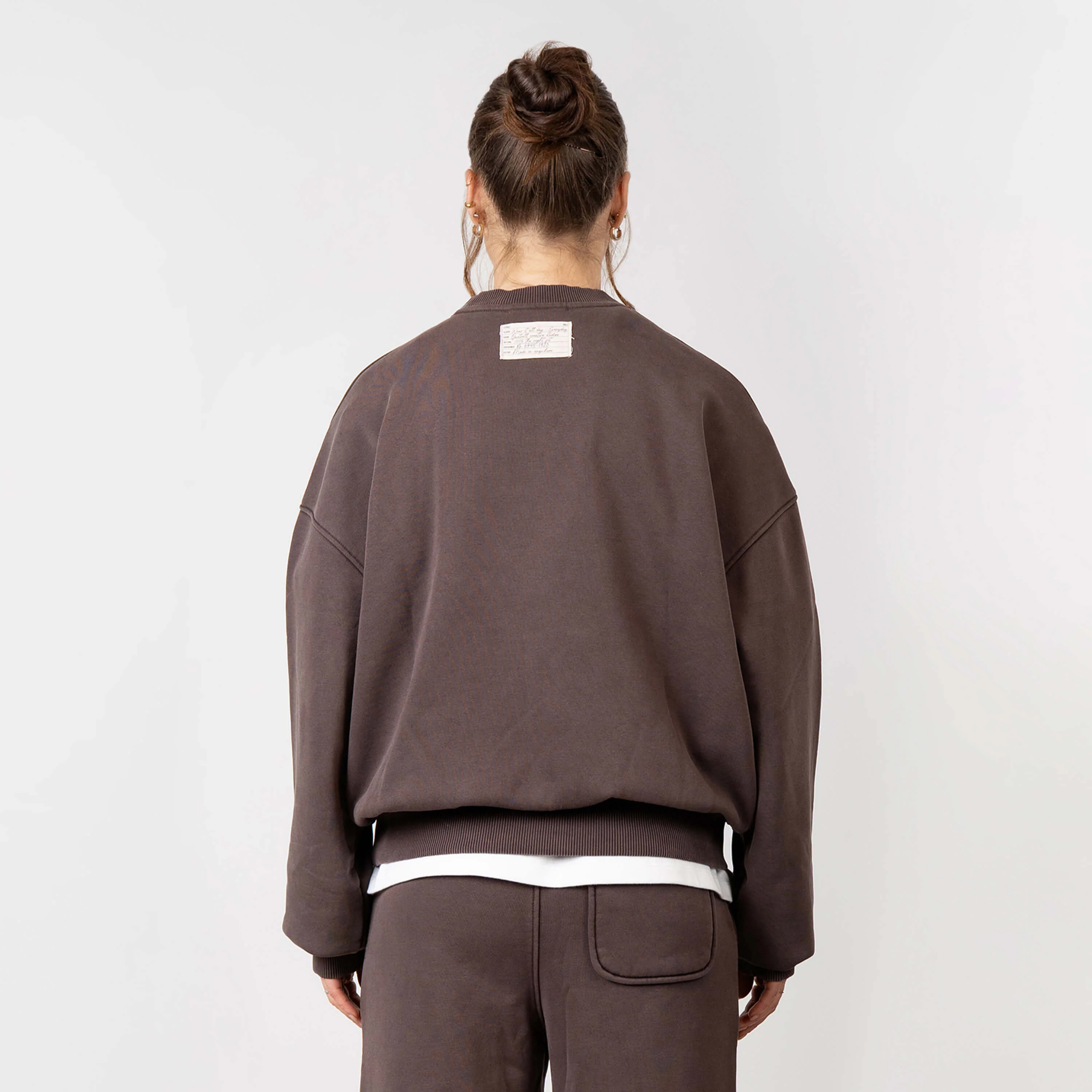 BLANK CREWNECK SET | WASHED BROWN - Image 9