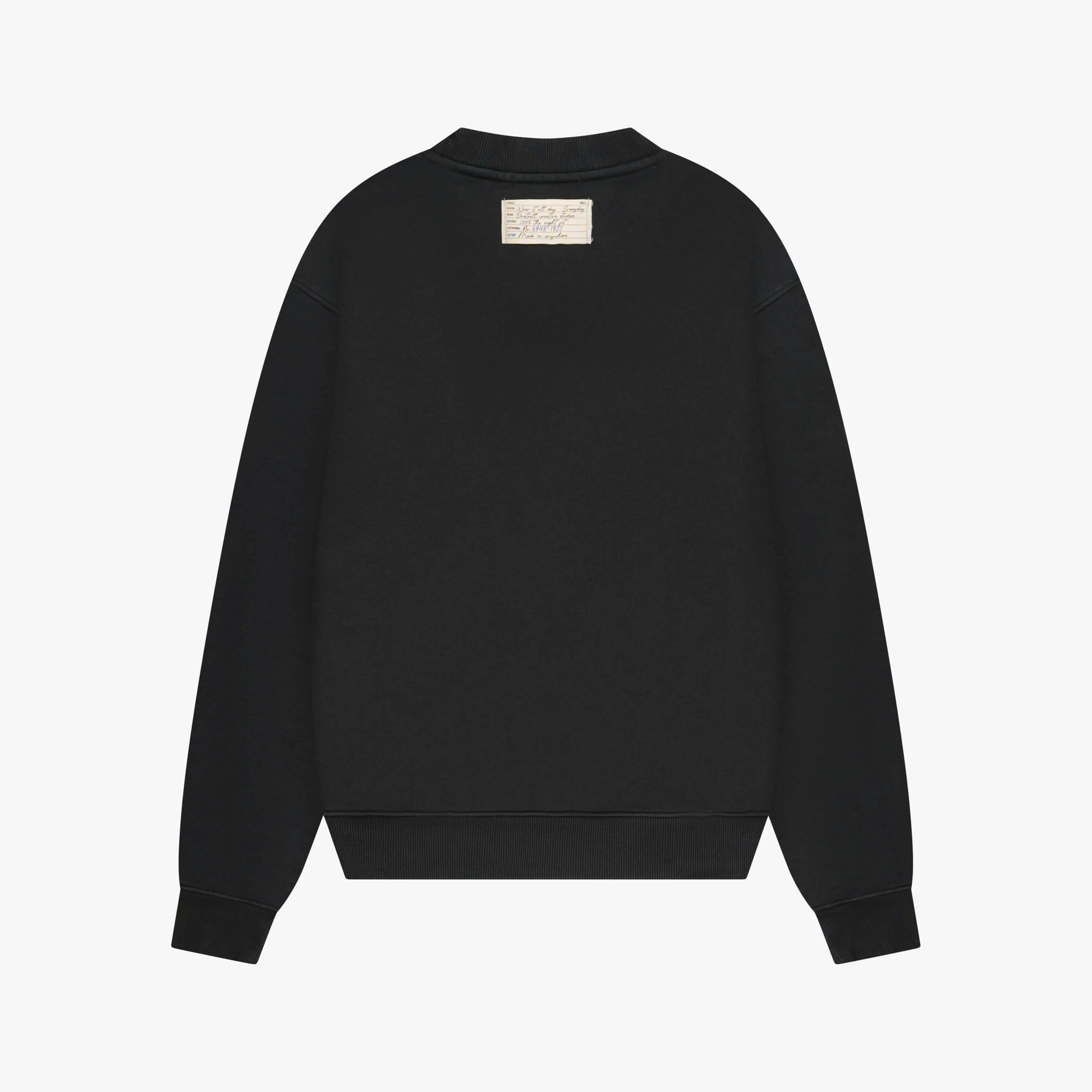 BLANK CREWNECK | WASHED BLACK - Image 11