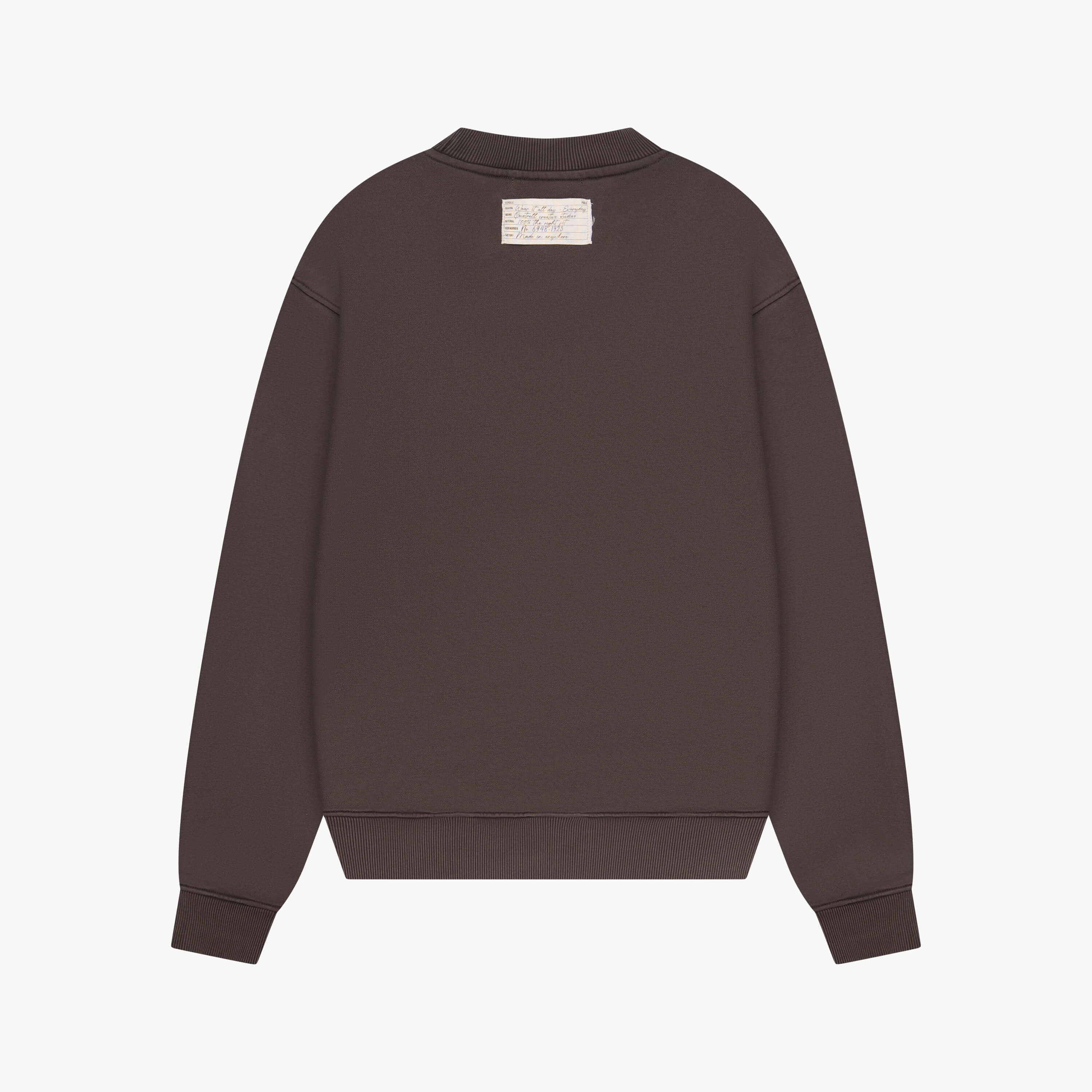 BLANK CREWNECK | WASHED BROWN - Image 11