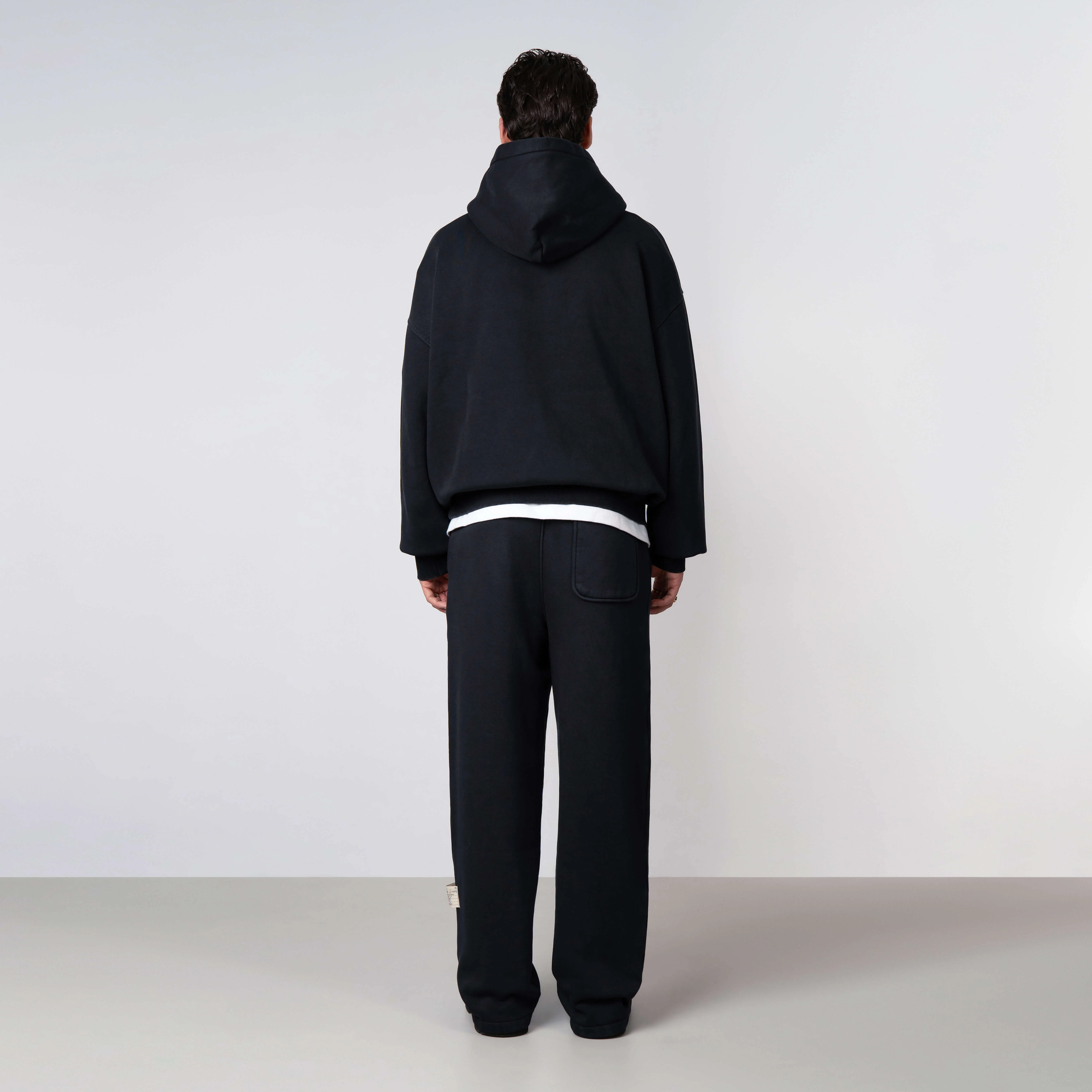 BLANK HOODIE SET | WASHED BLACK - Image 3
