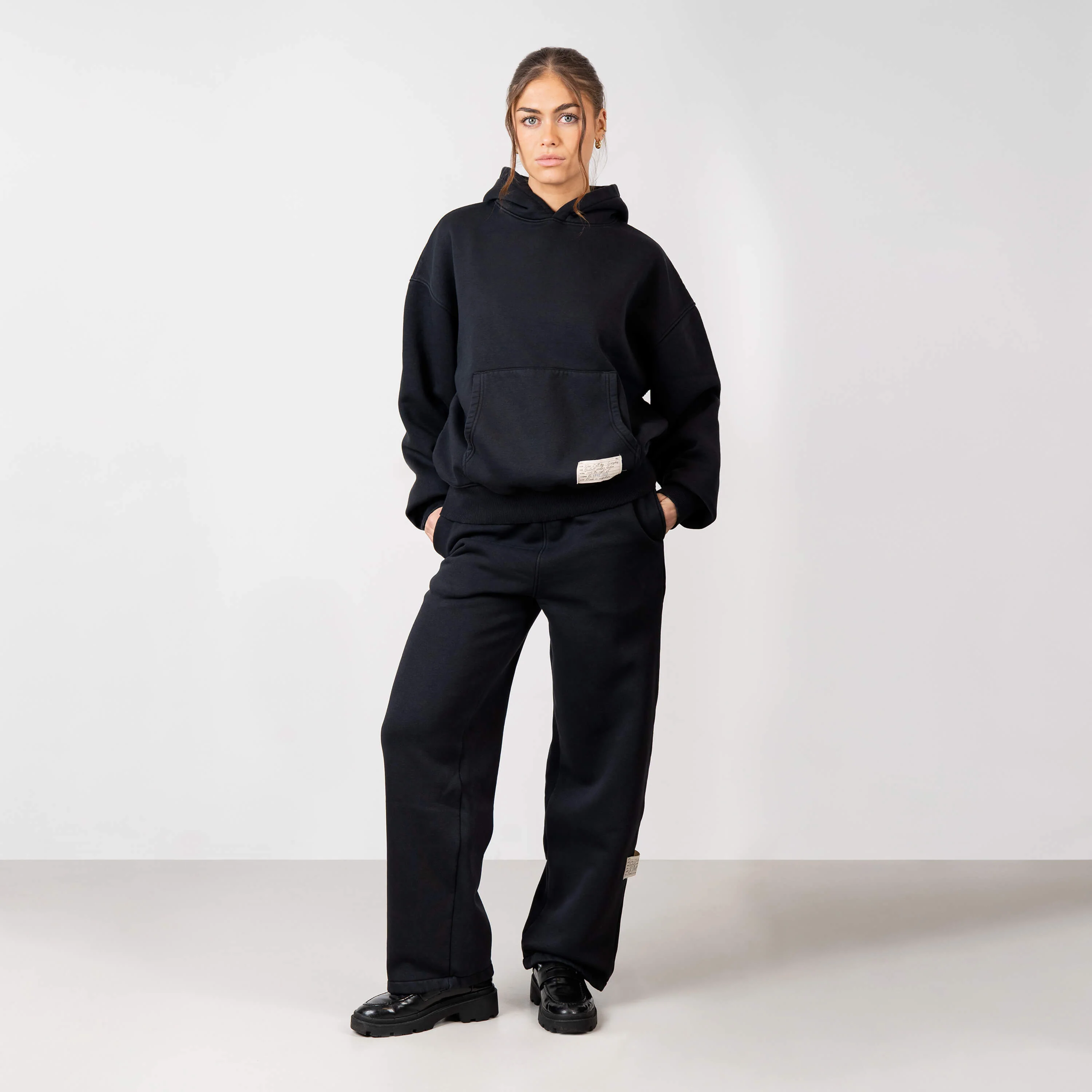 BLANK HOODIE SET | WASHED BLACK - Image 6