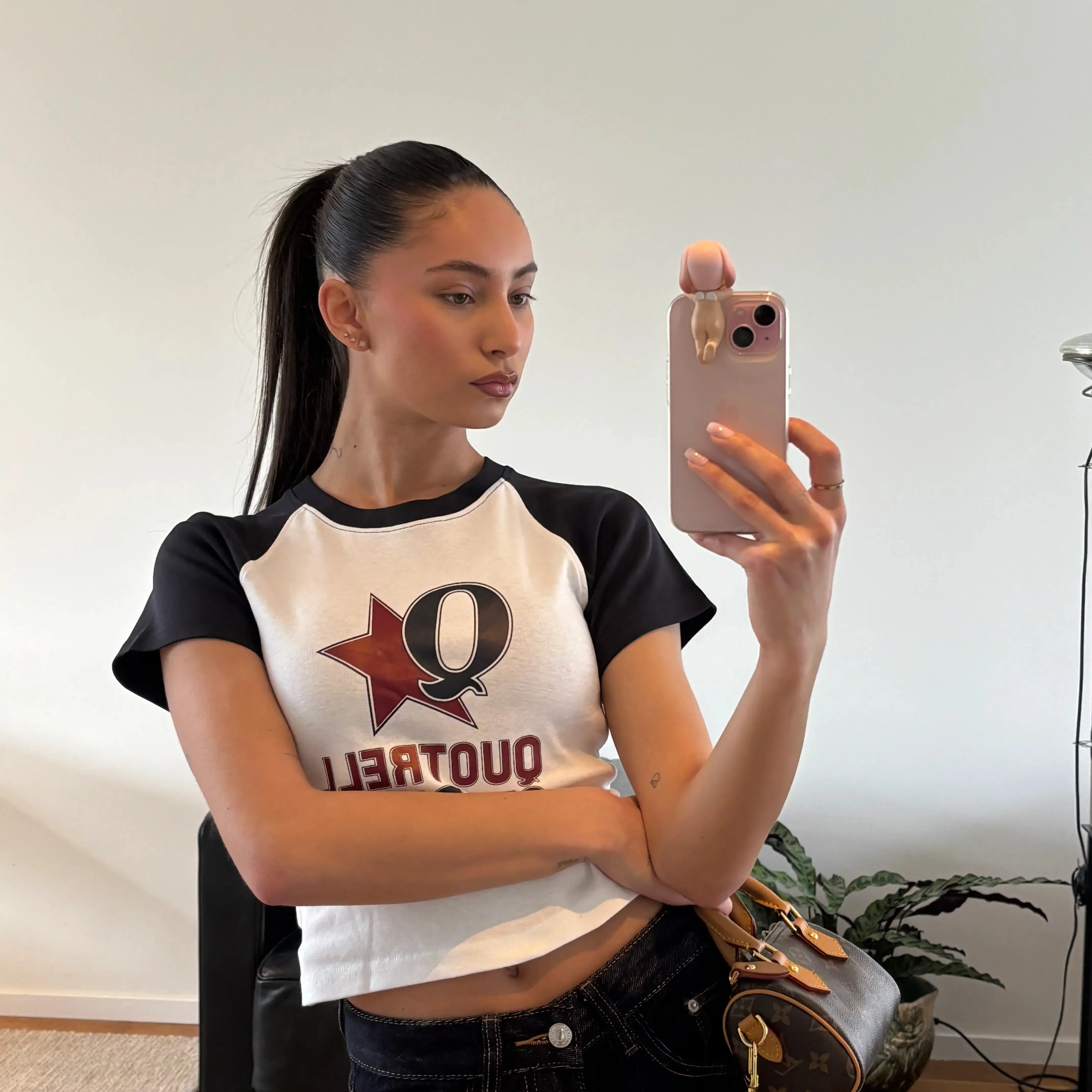 CARMINE TOP | WHITE/NAVY - Image 2