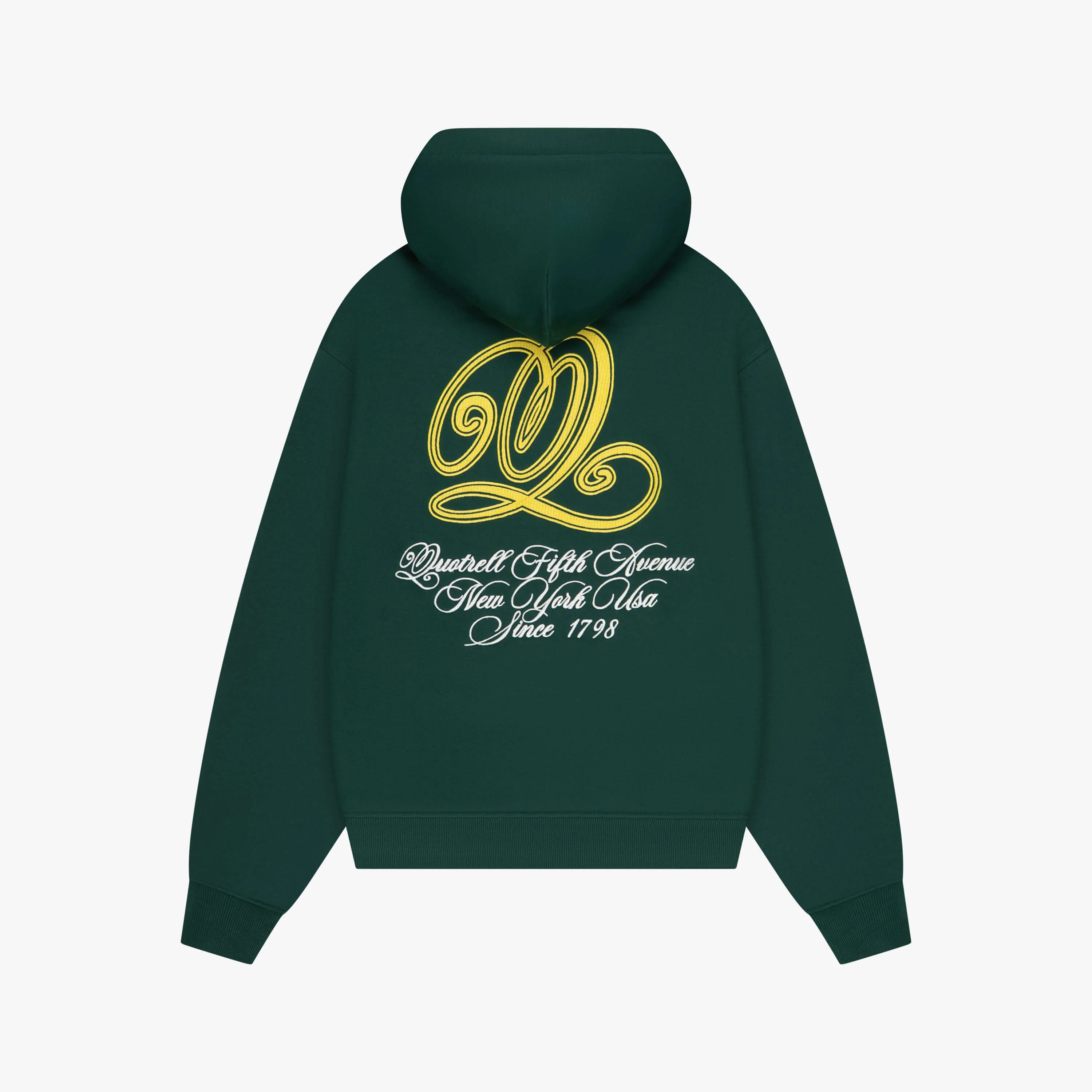 CHAIN HOODIE | PETROL/YELLOW - Image 11