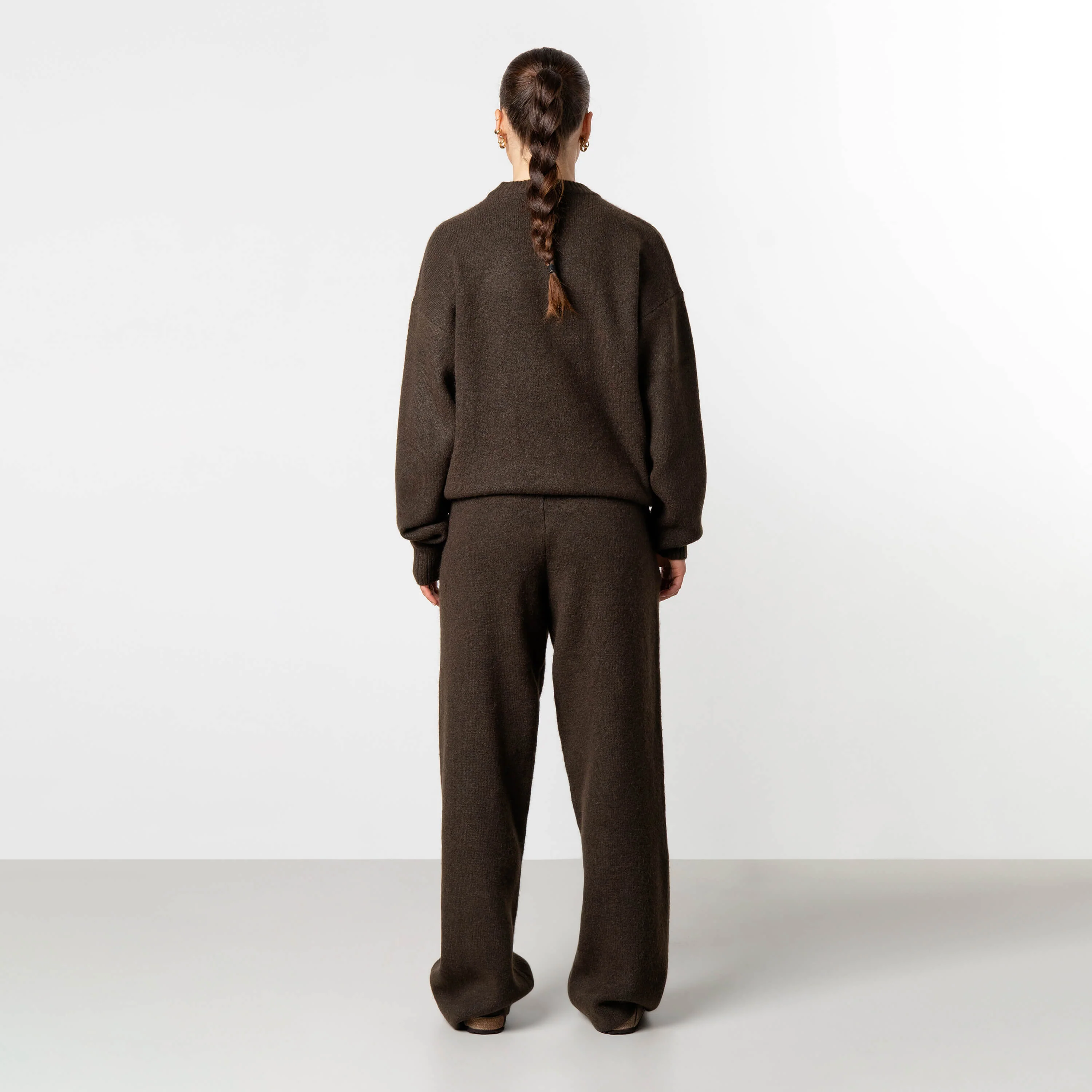 ELAN KNITTED SWEATER | BROWN - Image 5