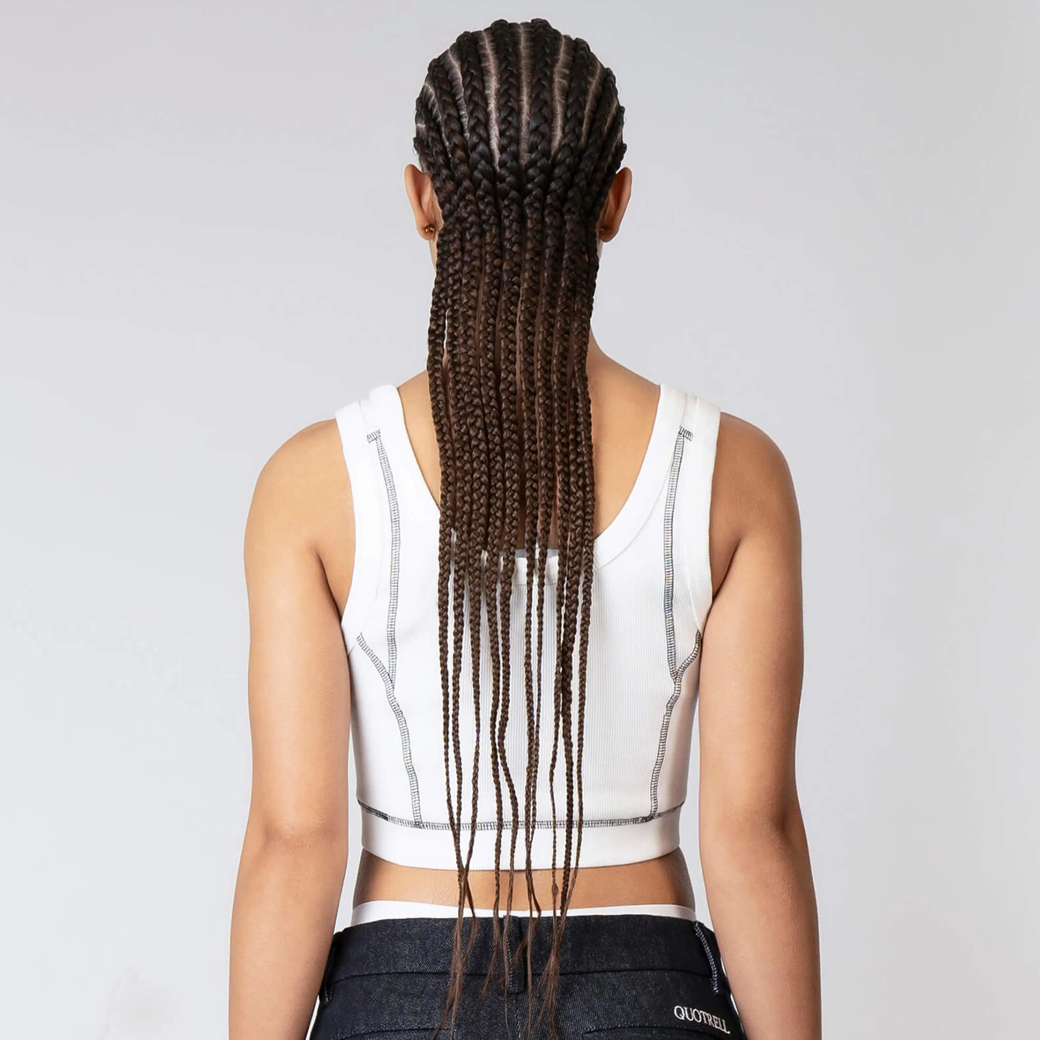 EZRA TOP | WHITE/BLACK - Image 2
