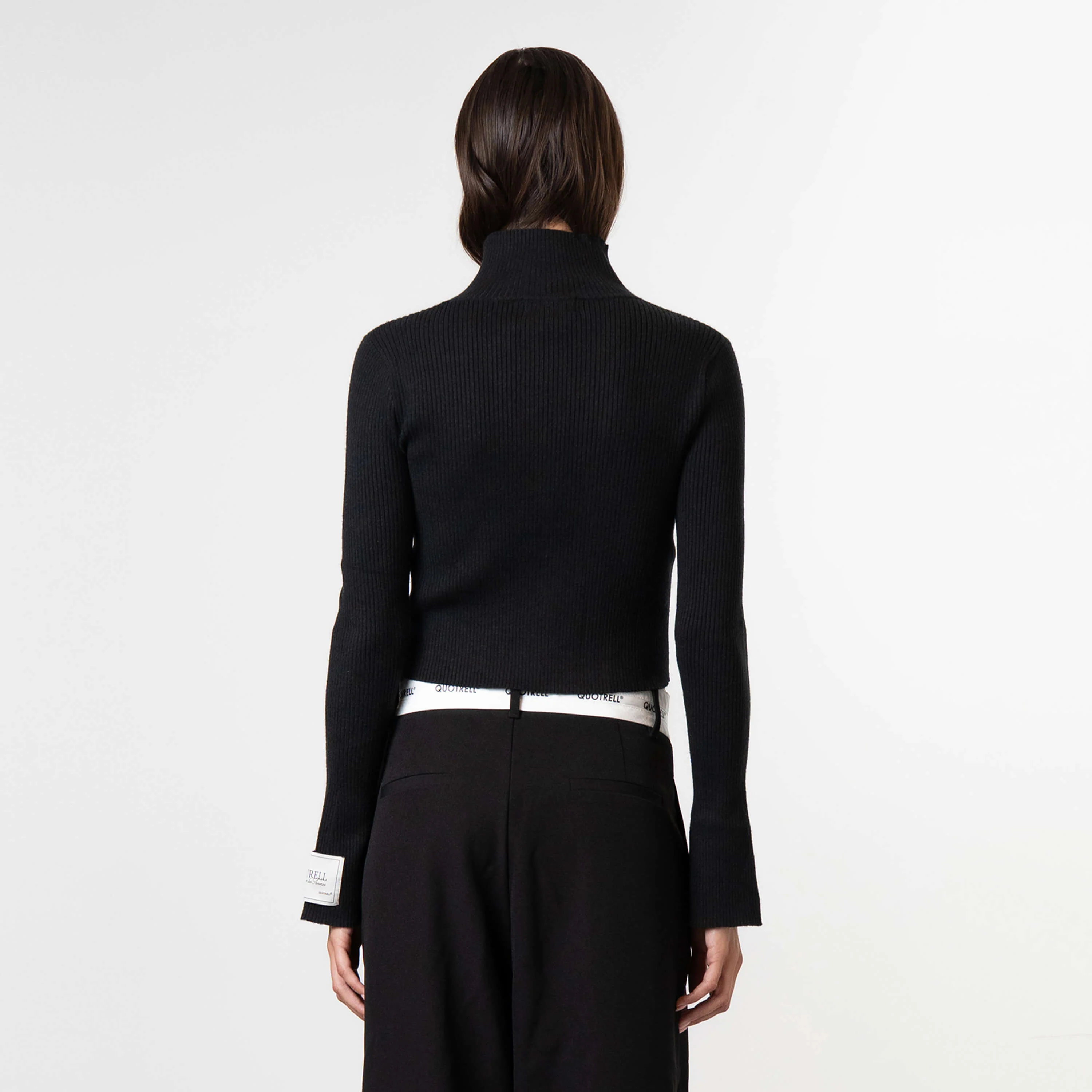 FEDE KNITTED ZIP | BLACK - Image 3