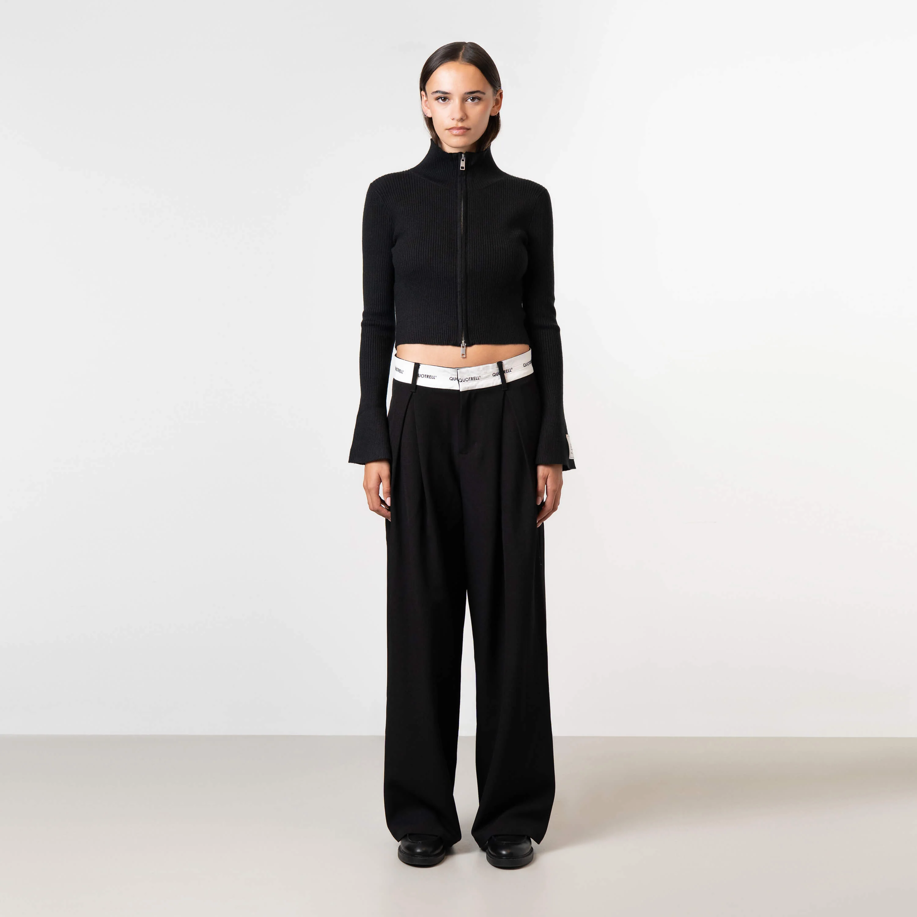 FEDE KNITTED ZIP | BLACK - Image 4