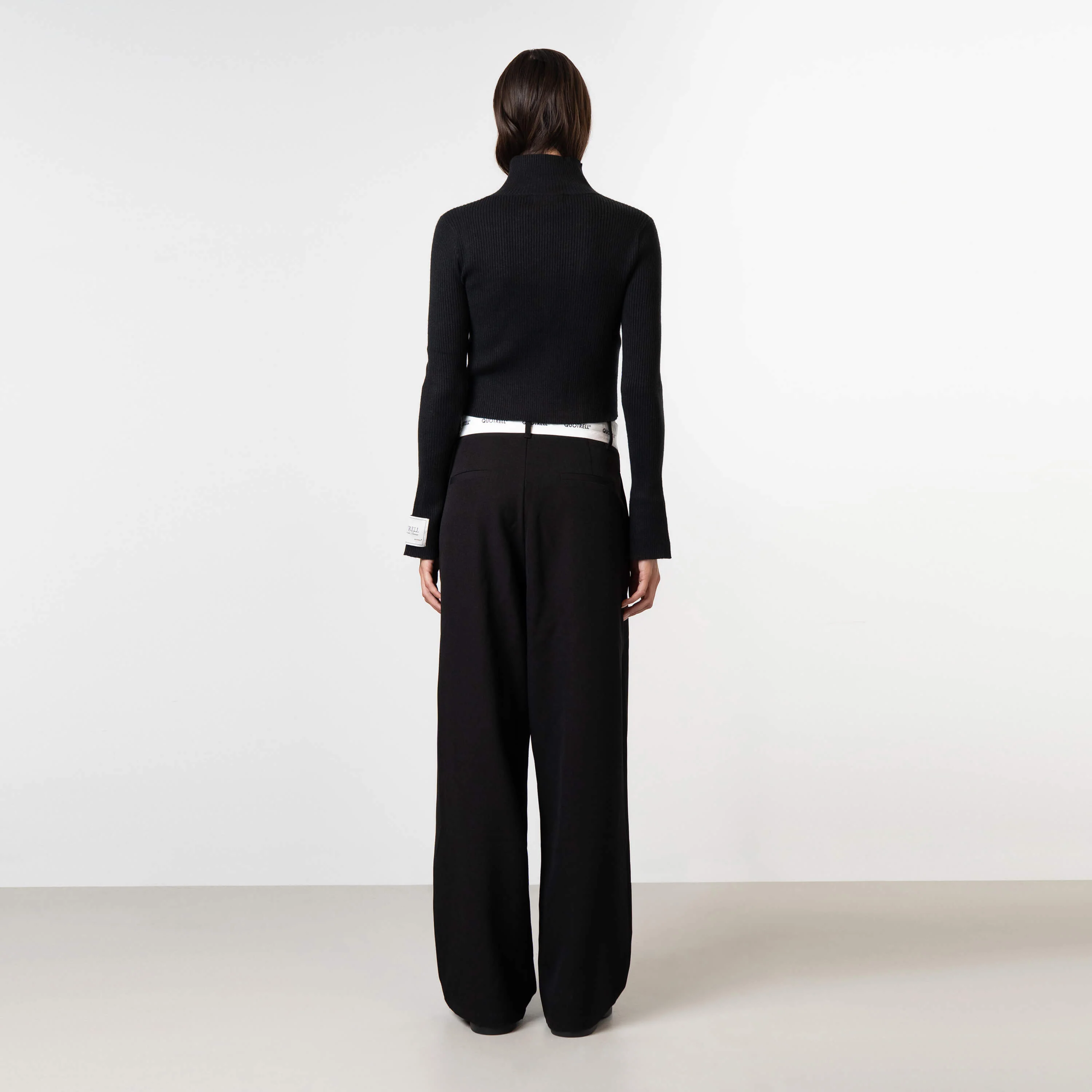 FEDE KNITTED ZIP | BLACK - Image 5