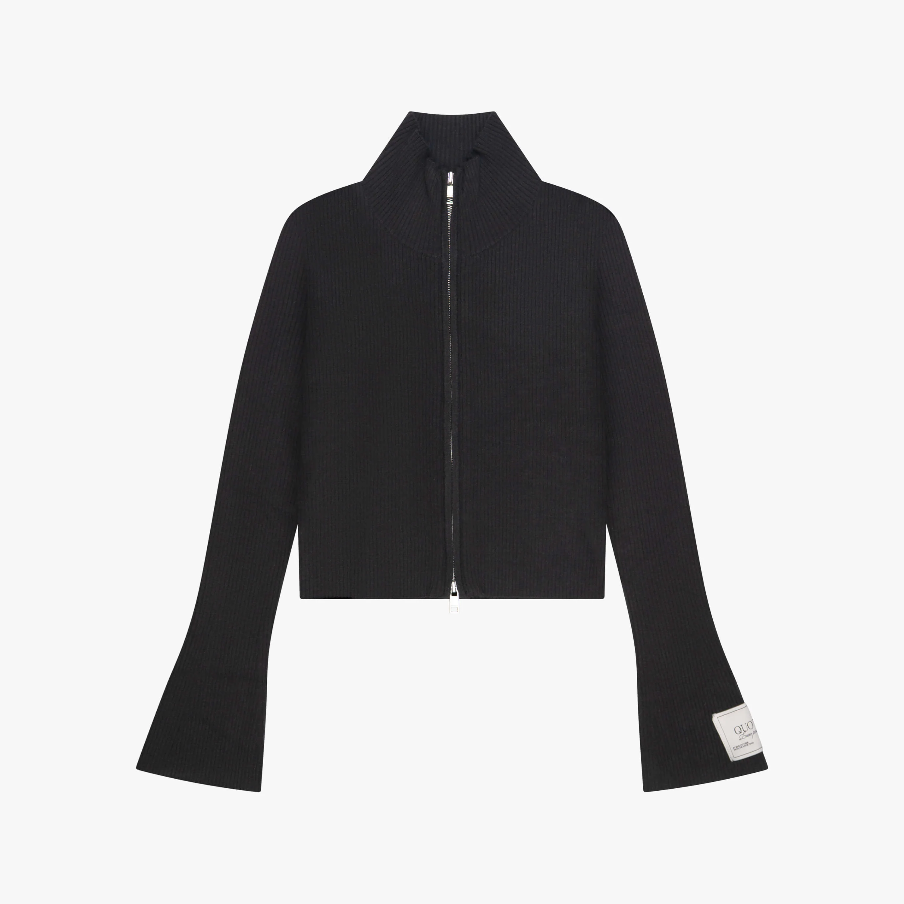 FEDE KNITTED ZIP | BLACK - Image 6