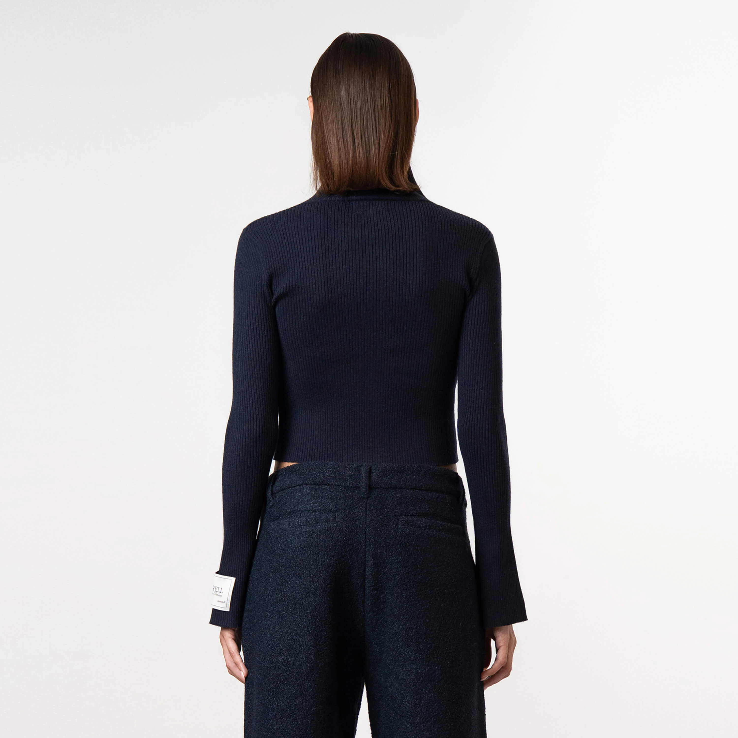 FEDE KNITTED ZIP | NAVY - Image 2