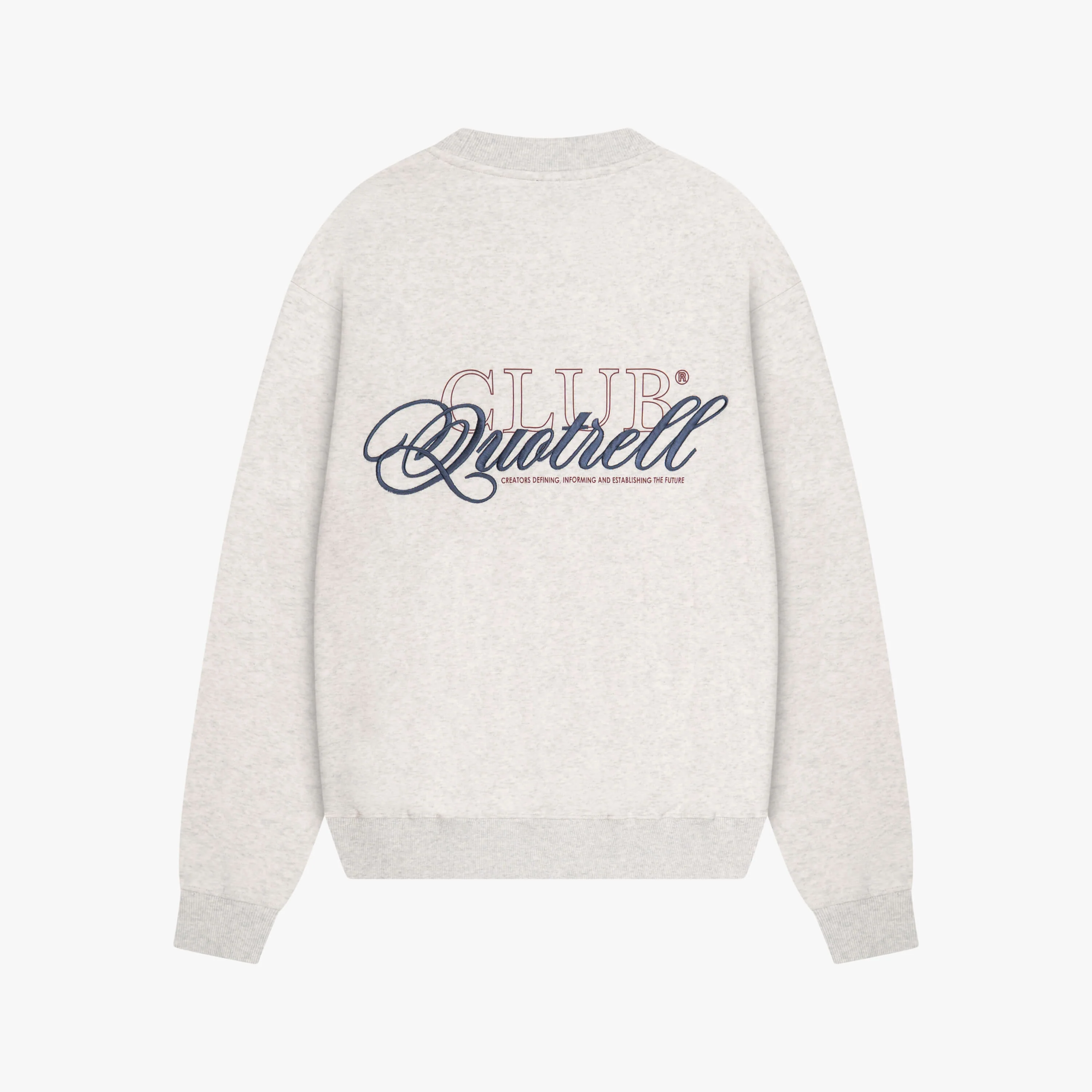 FUTURA CREWNECK | LIGHT GREY MELEE/BLU
