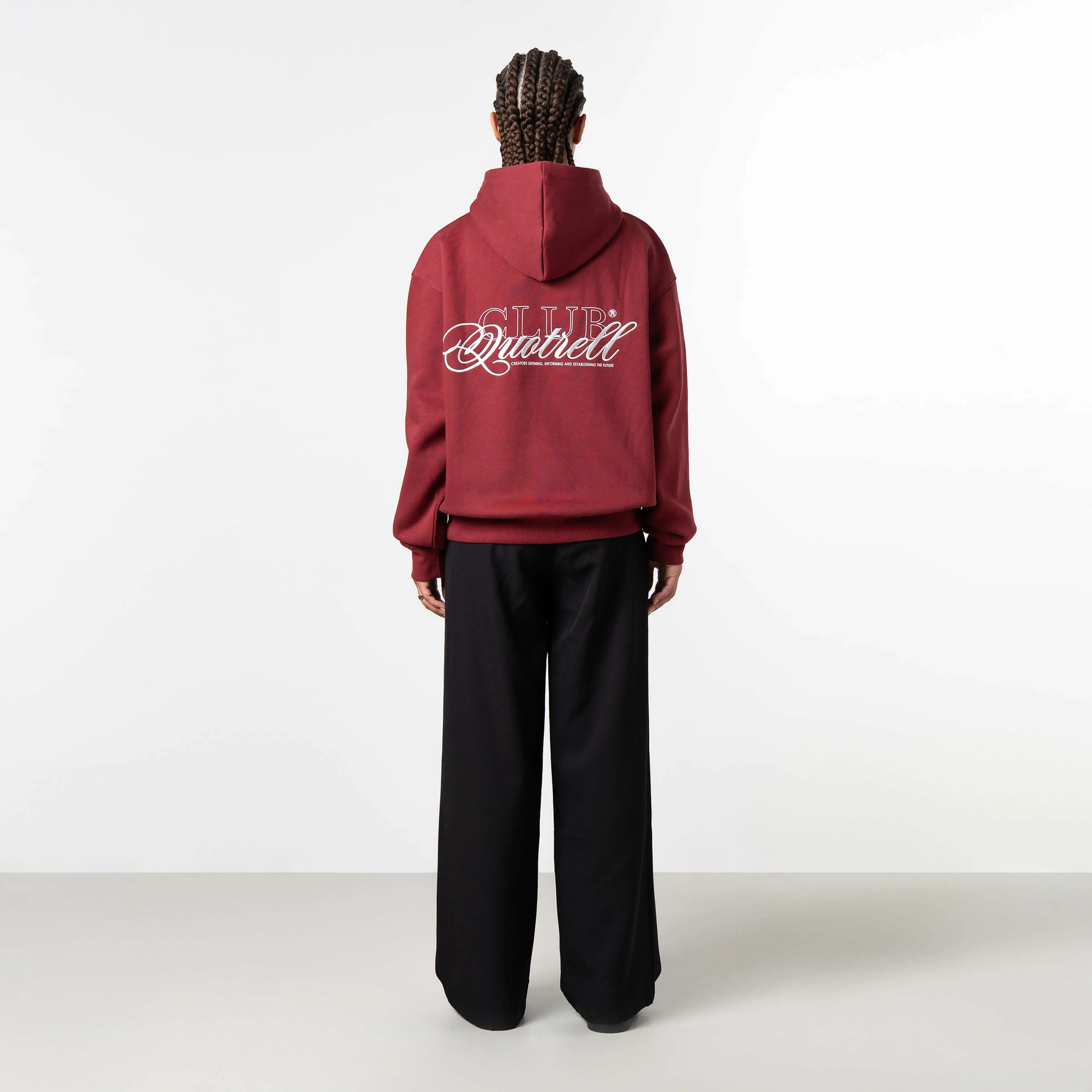 FUTURA HOODIE | BORDEAUX/WHITE - Image 5