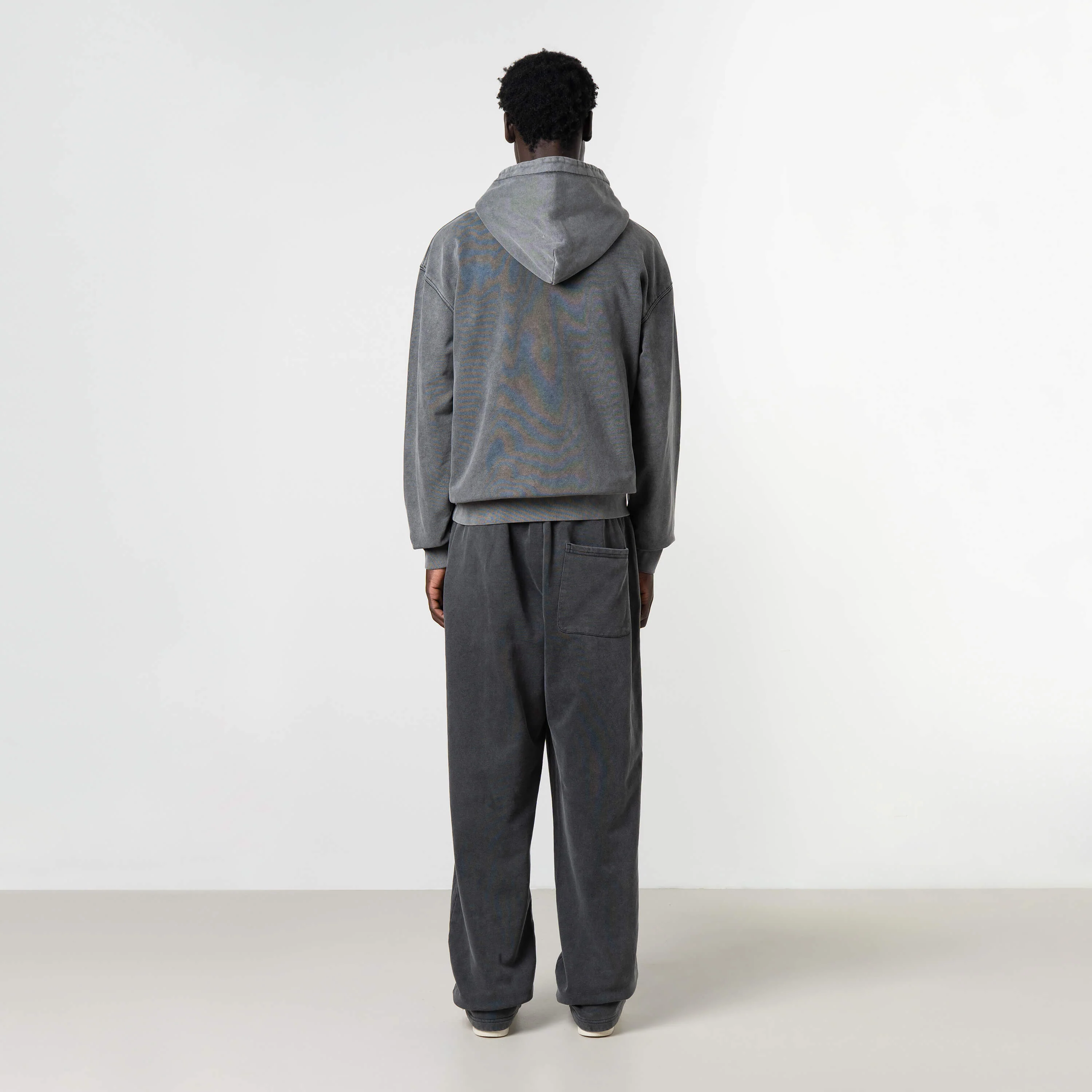 INDUSTRIAL HOODIE | ACID GREY/WHITE - Image 10