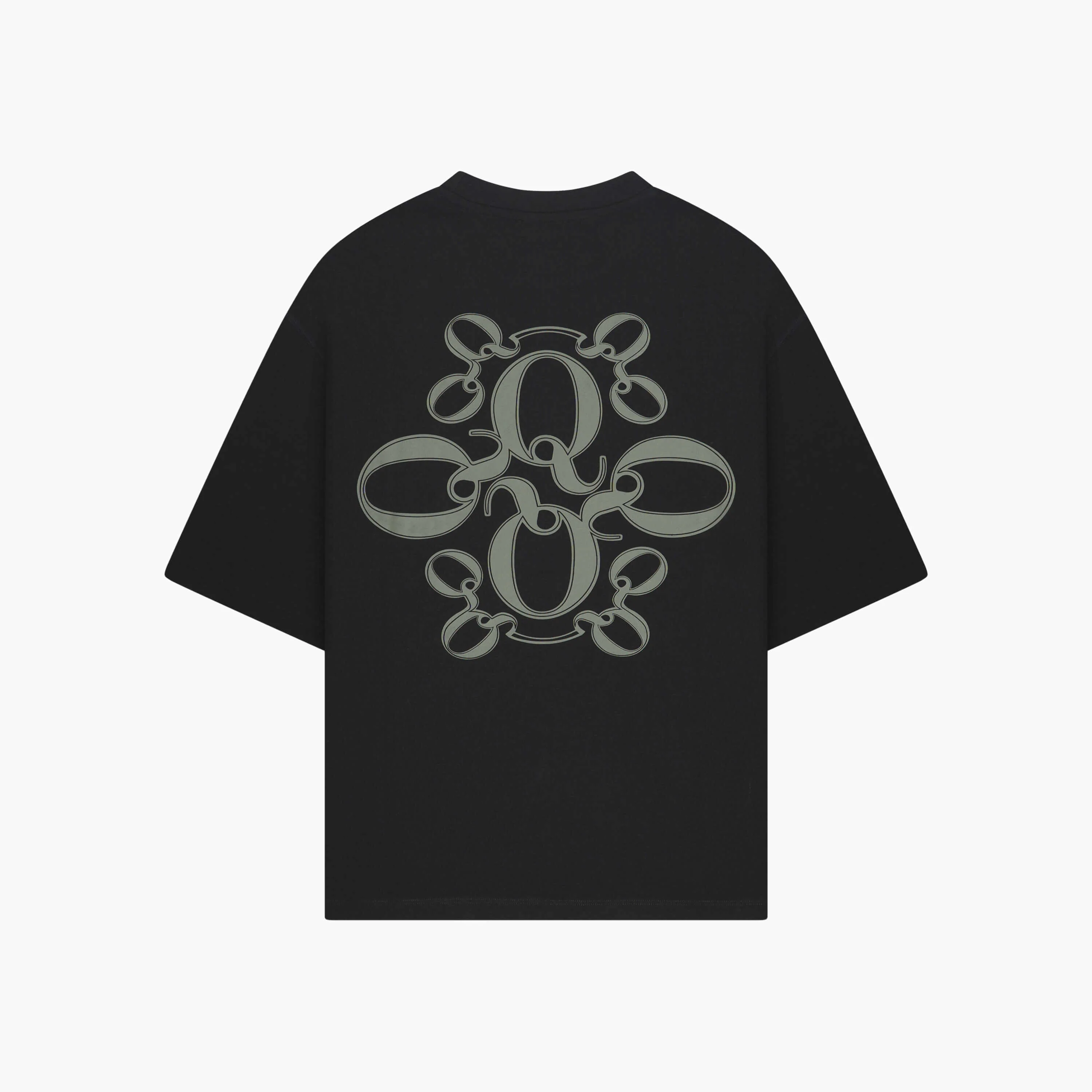 INSIGNIA TEE | BLACK/MOSS GREEN
