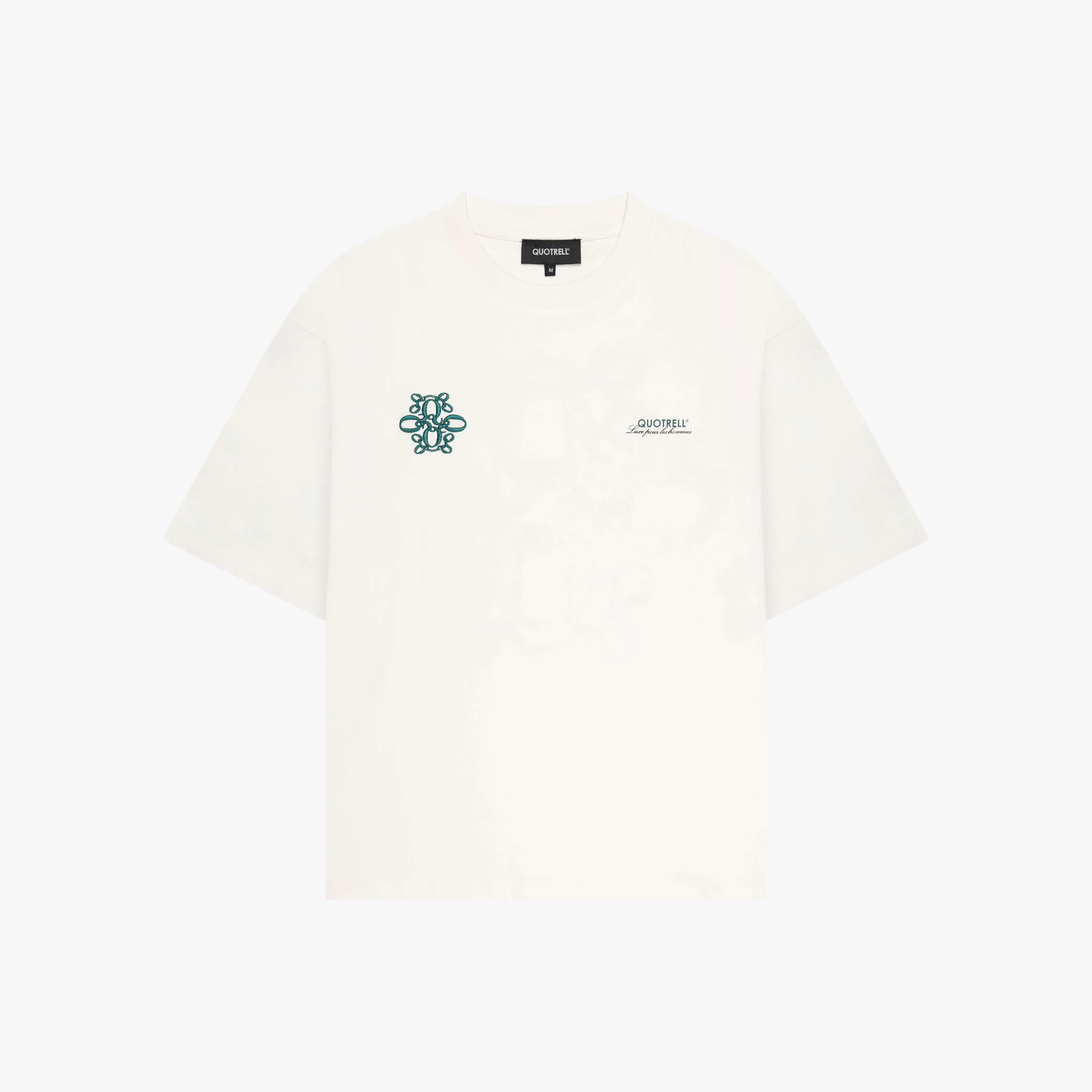 INSIGNIA TEE | OFF WHITE/TEAL - Image 4