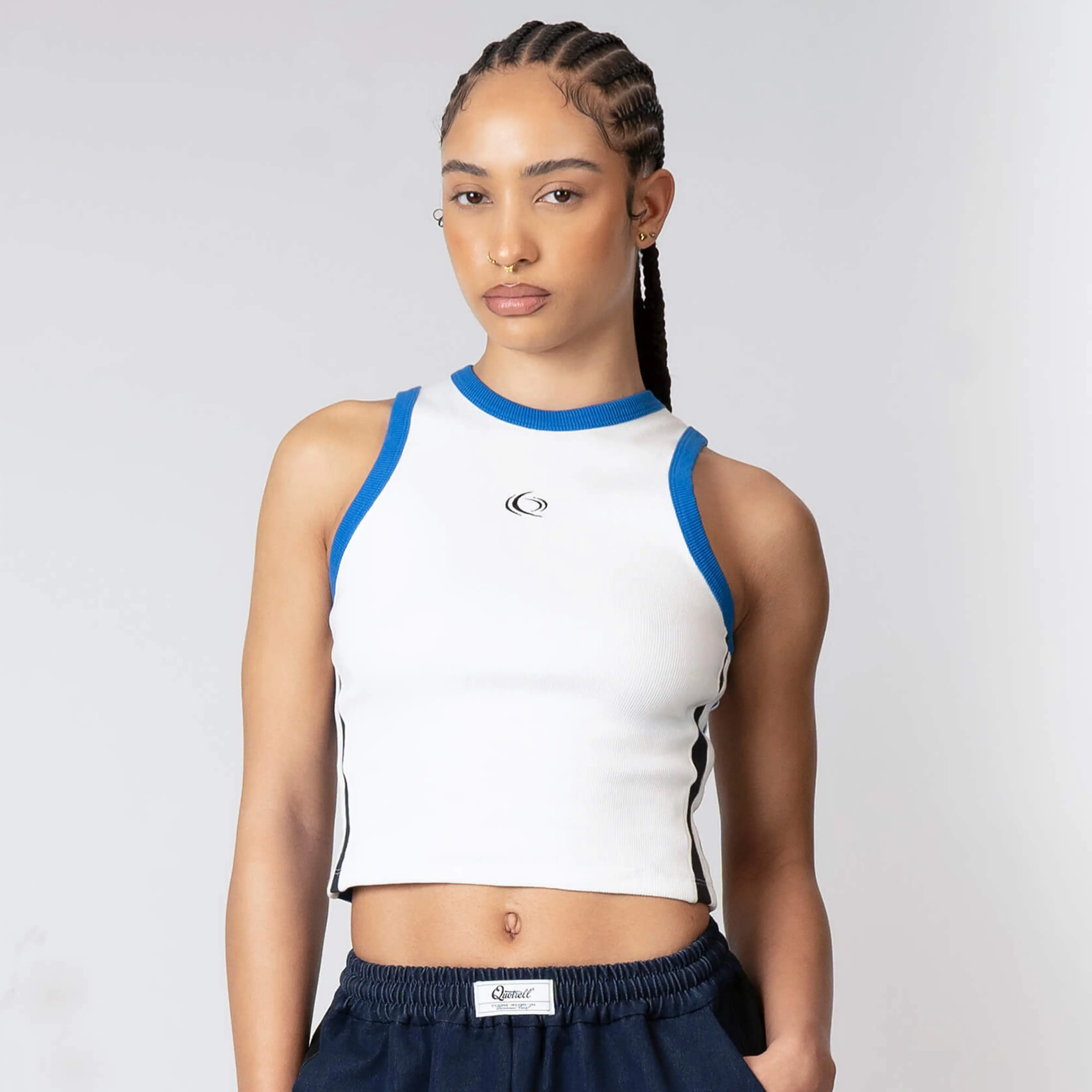 ISLA TOP | WHITE/BLACK - Image 2