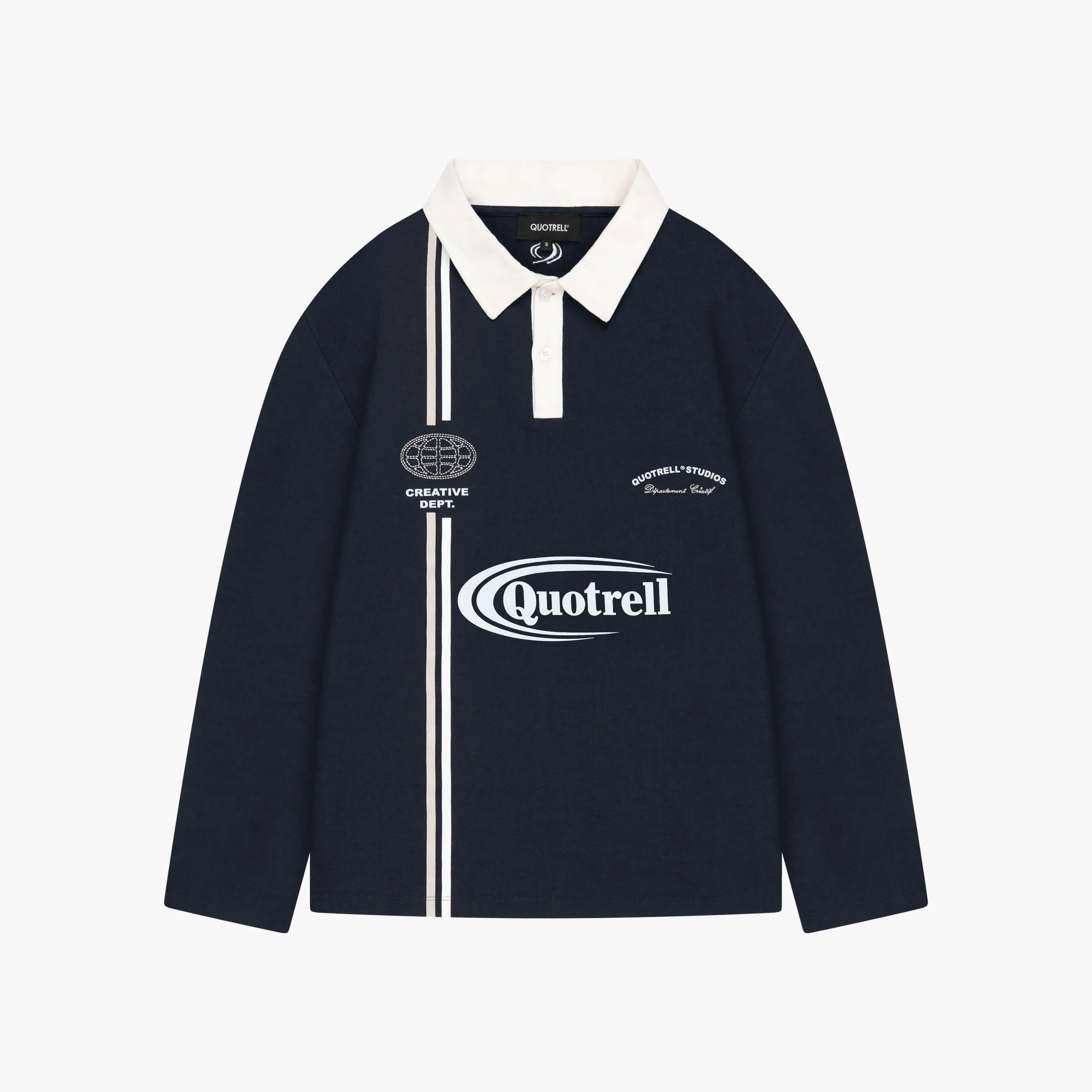 JAMESON LONGSLEEVE | NAVY/WHITE - Image 10