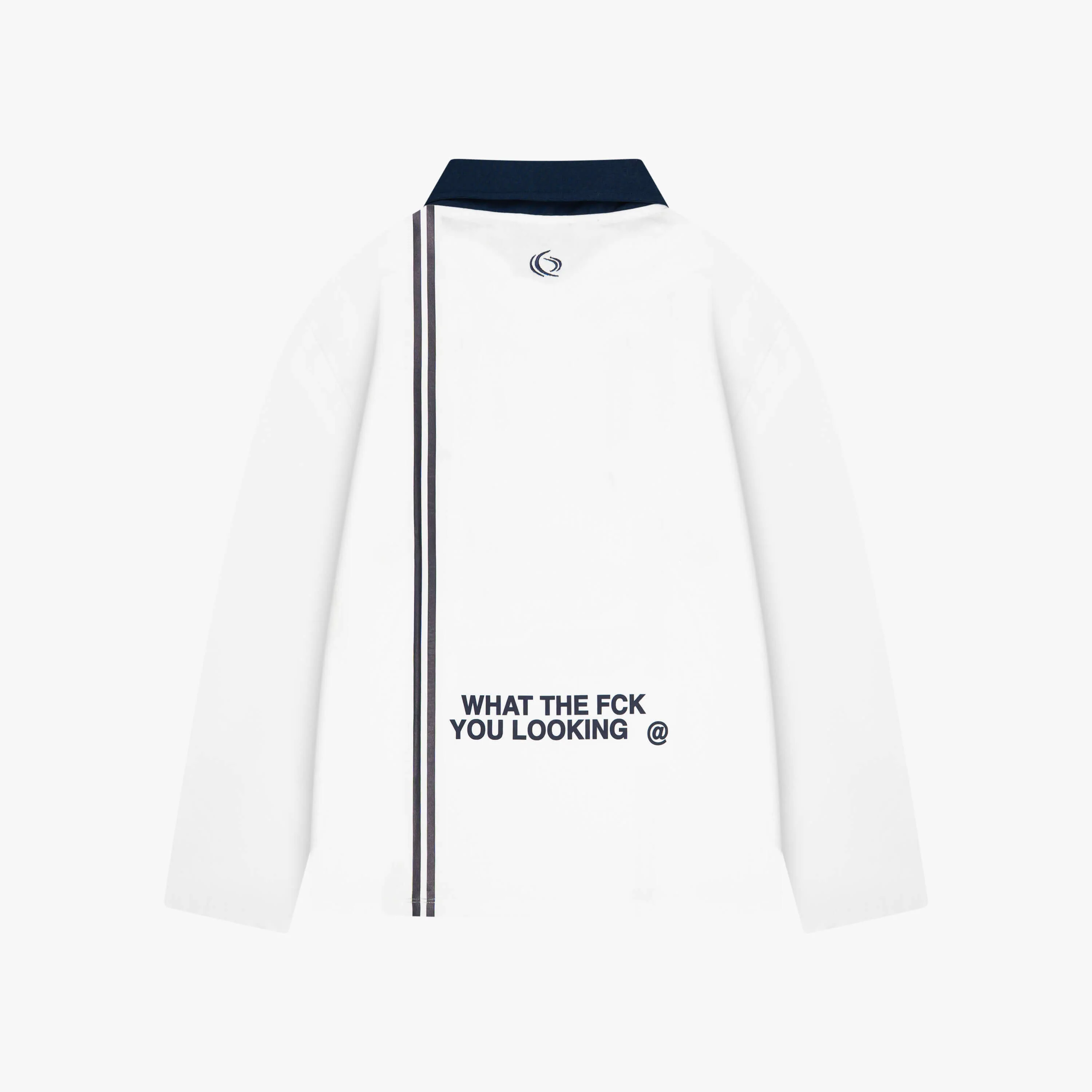 JAMESON LONGSLEEVE | WHITE / NAVY - Image 10