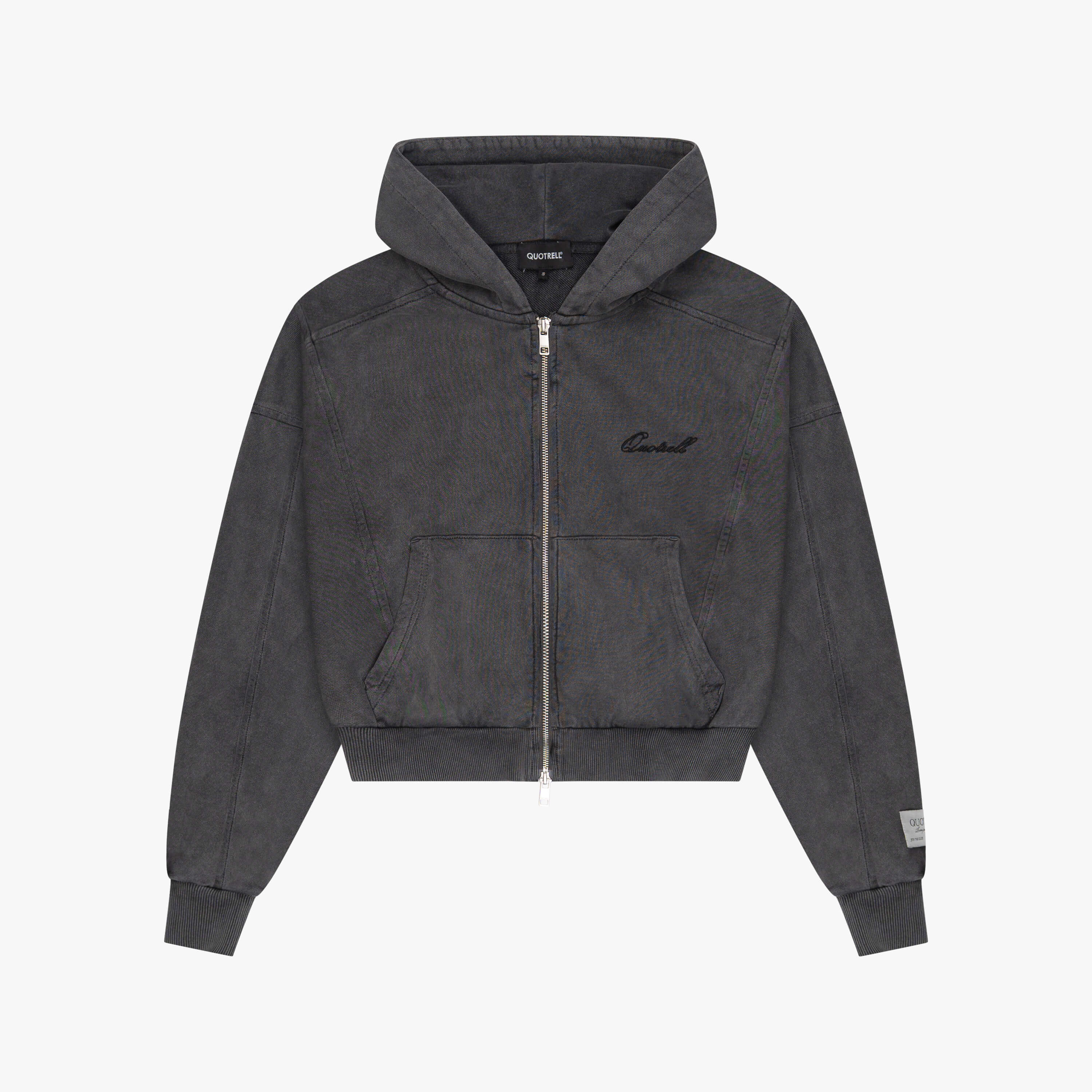 JAYDA ZIP VEST | ACID GREY - Image 5