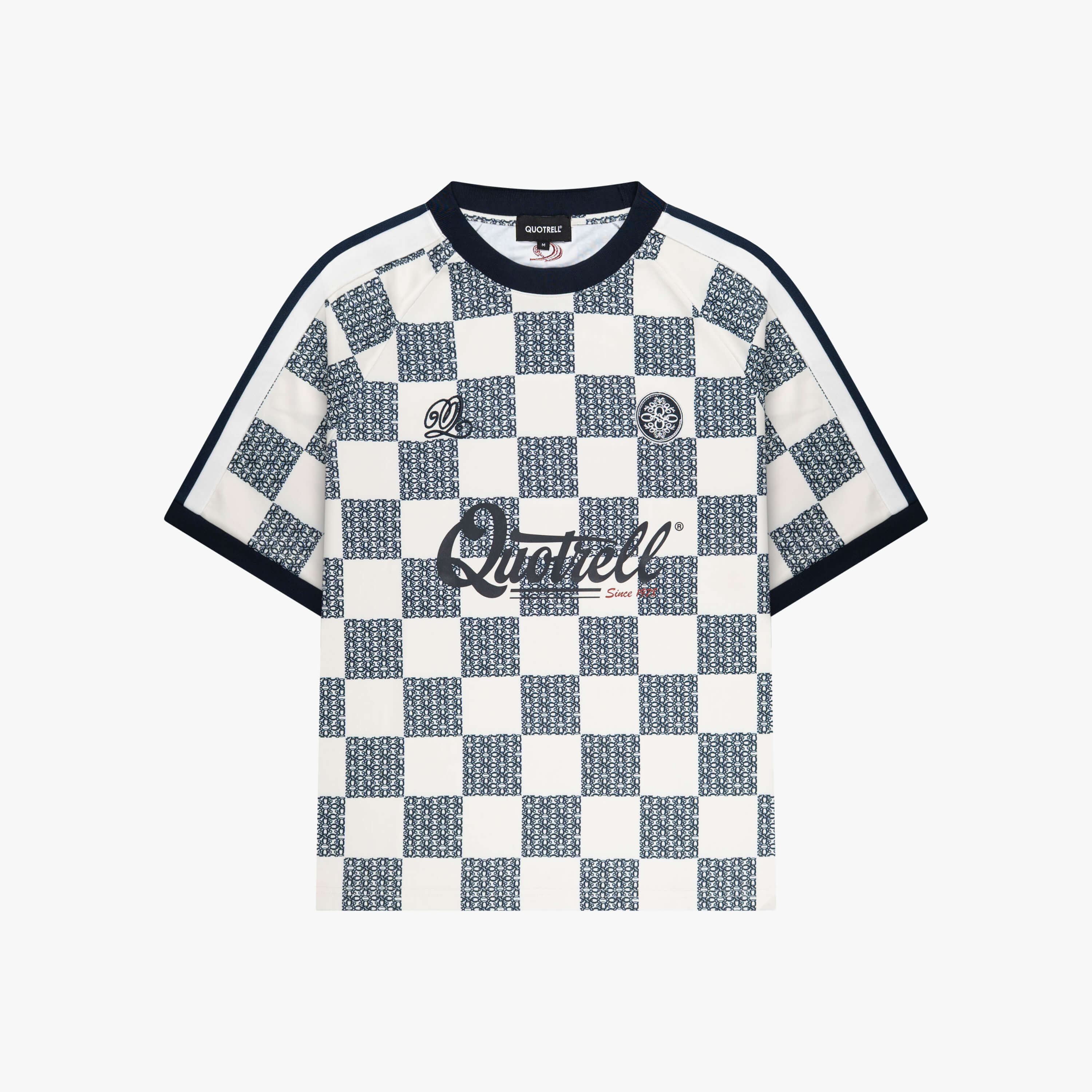 JAYDEN TEE | OFF WHITE/NAVY