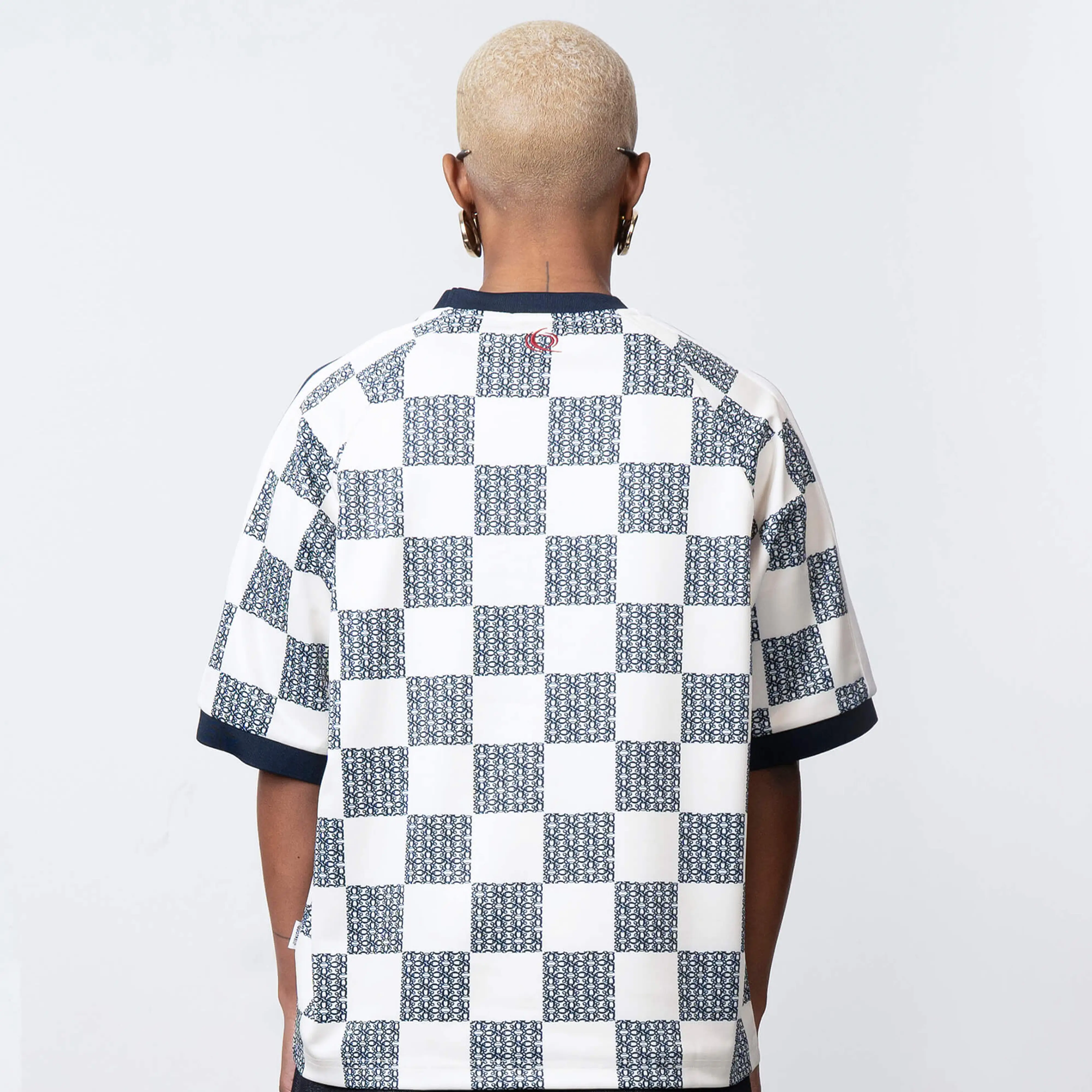 JAYDEN TEE | OFF WHITE/NAVY - Image 7