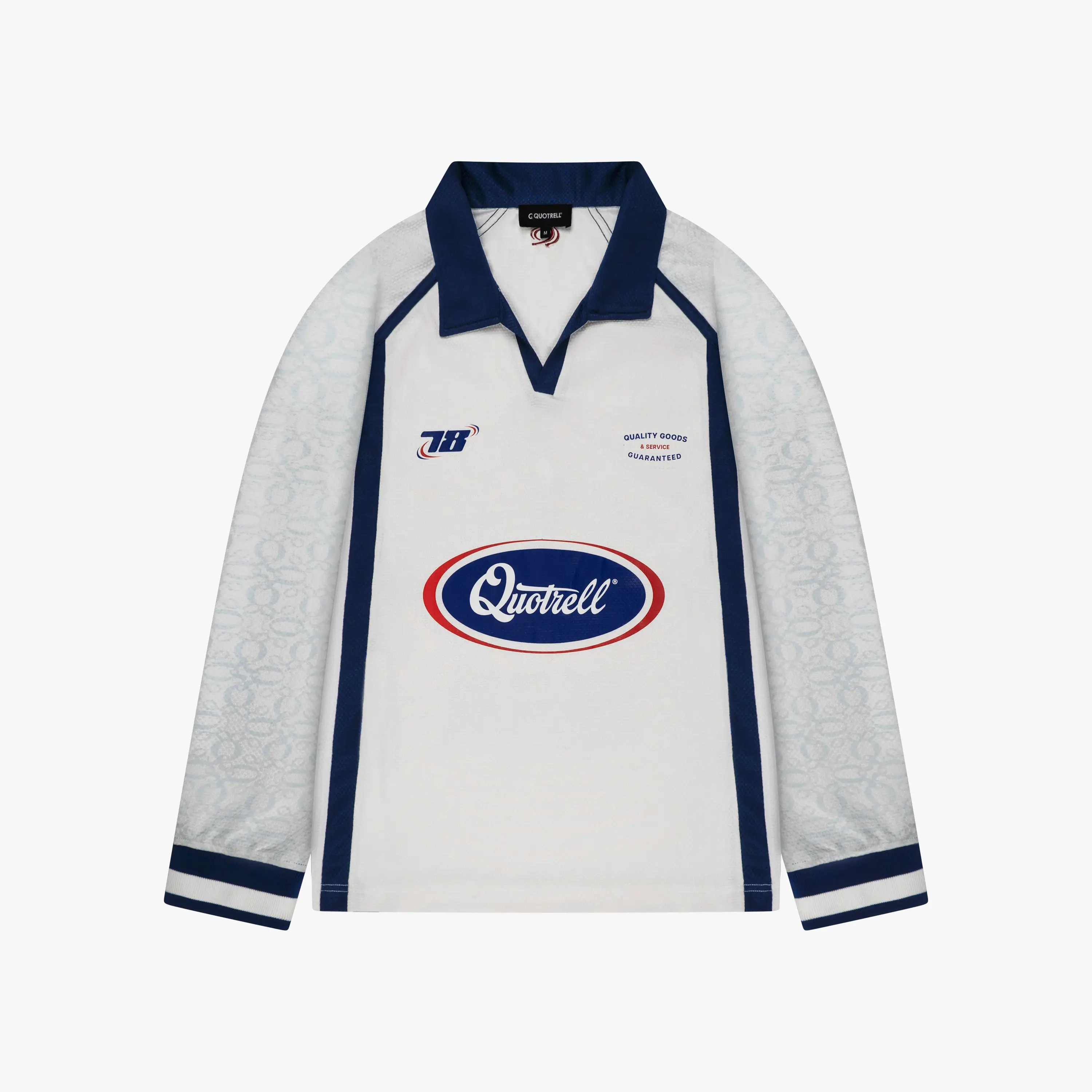 JIMMY LONGSLEEVE | COBALT/OFFWHITE