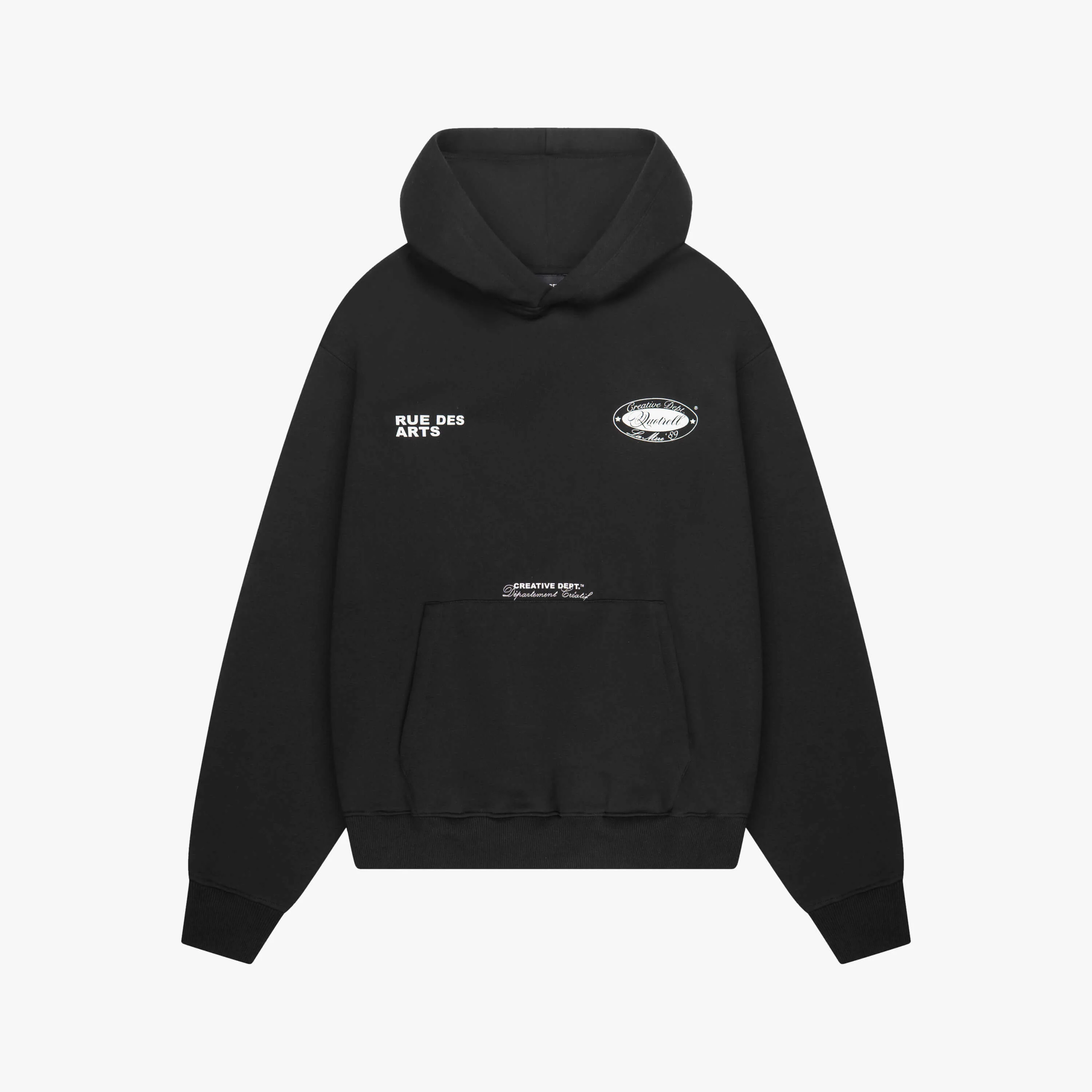 LA MERE HOODIE | BLACK/WHITE - Image 10