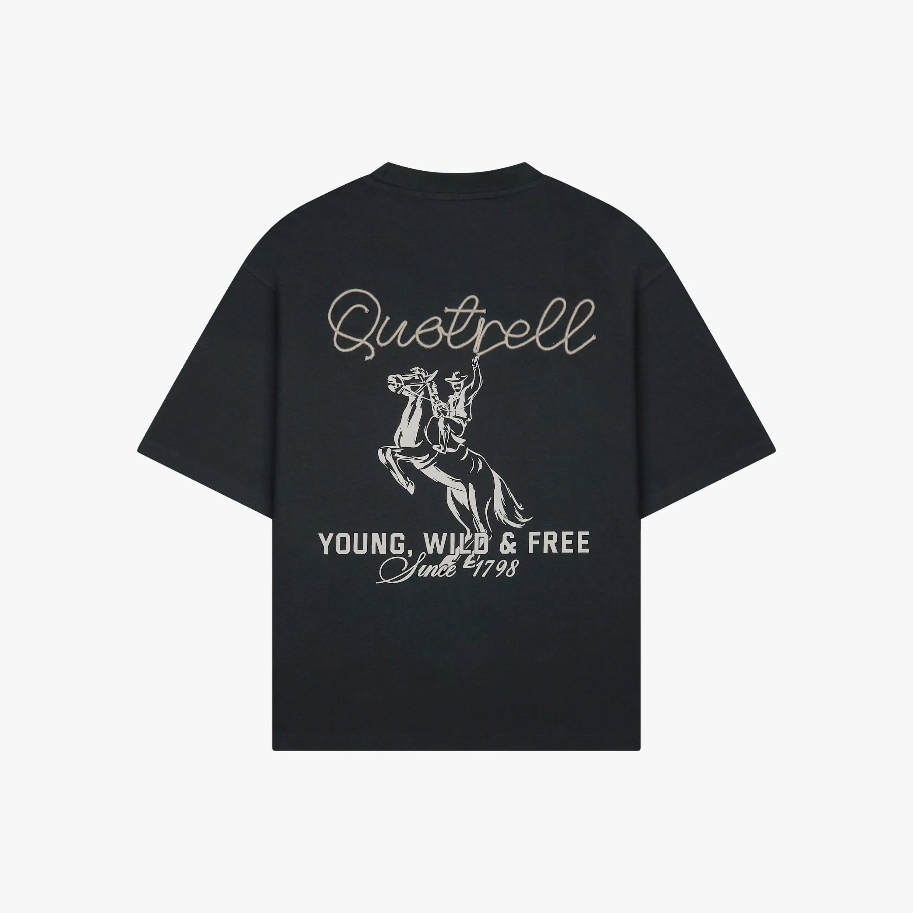 LASSO TEE | BLACK/WHITE