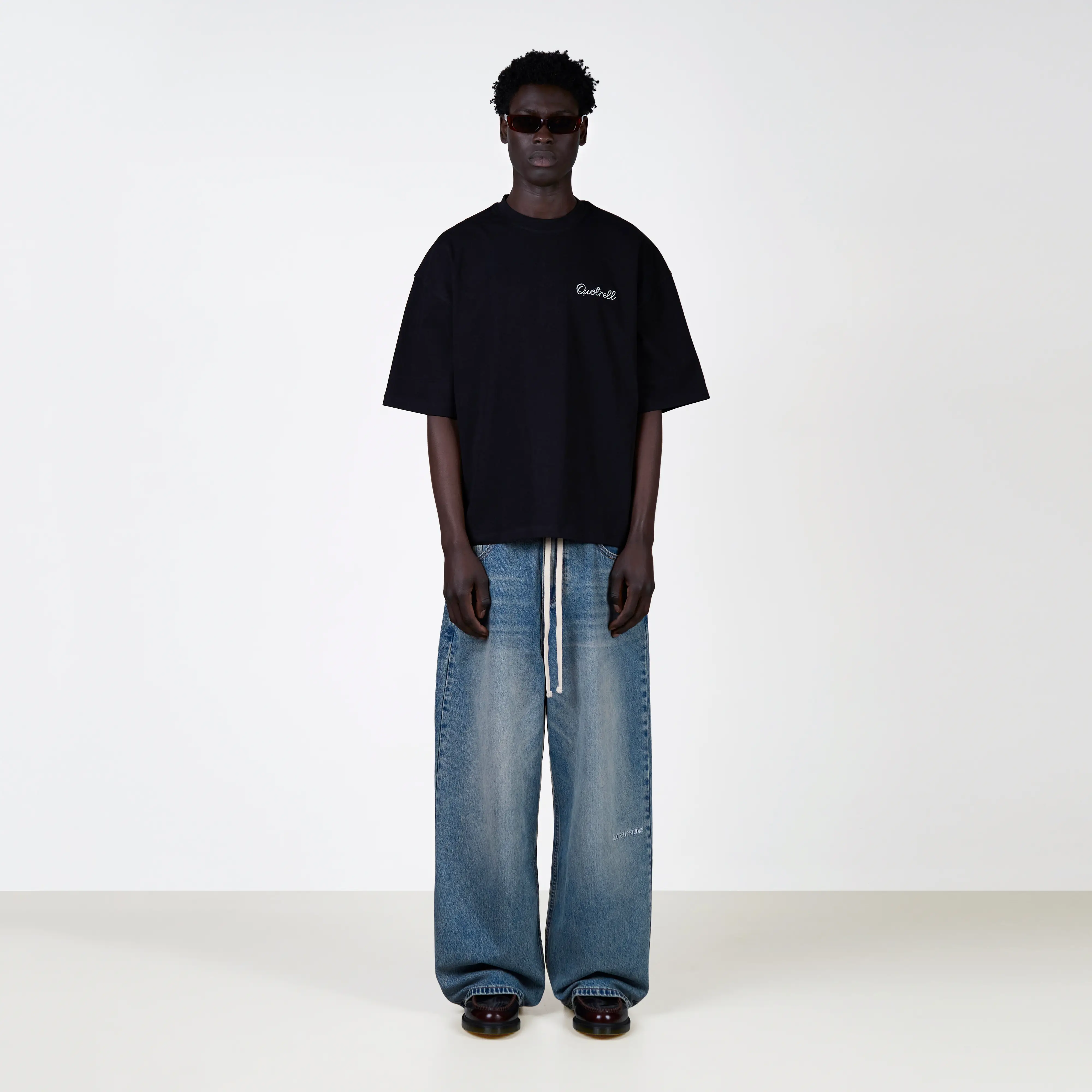 LASSO TEE | BLACK/WHITE - Image 4