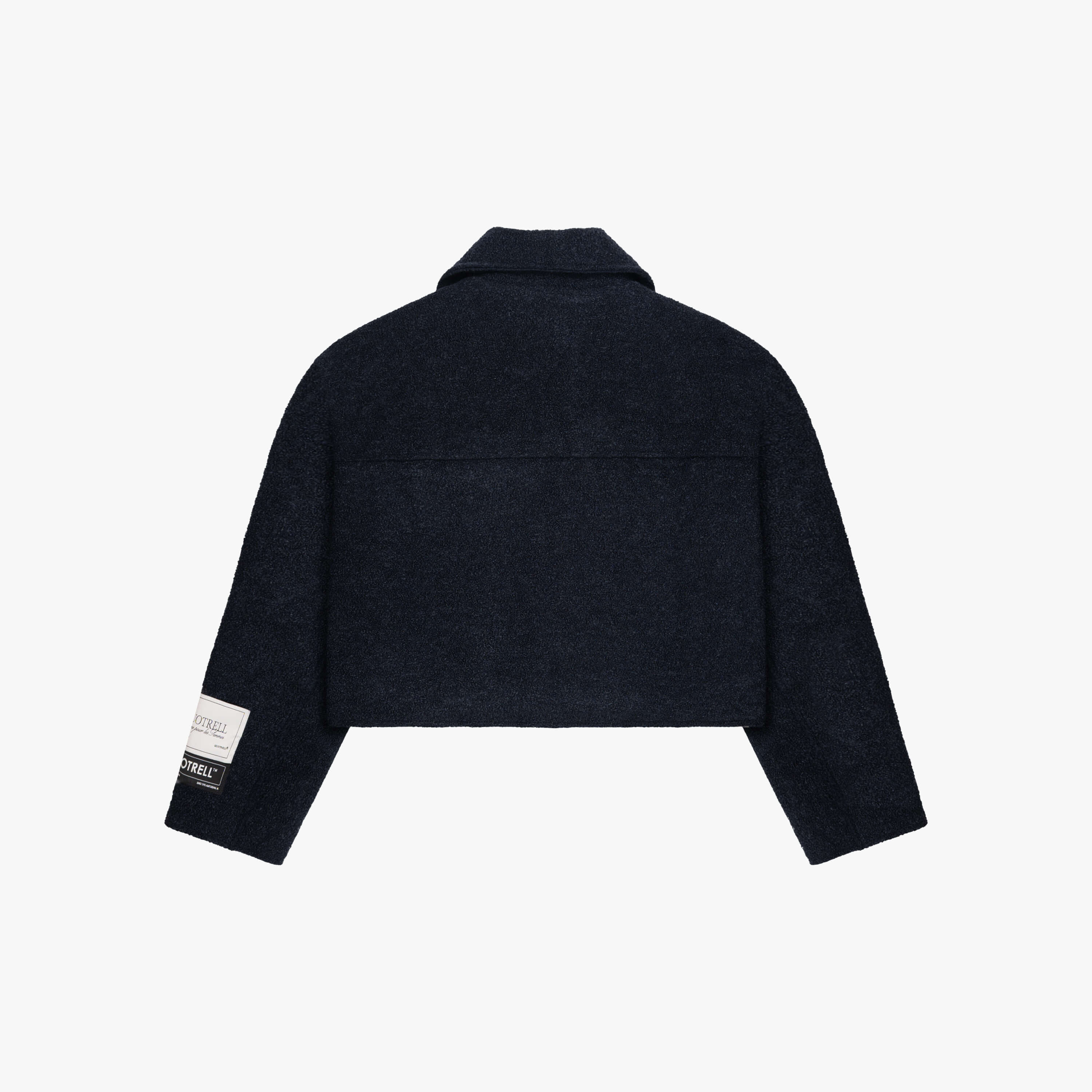LAYLA CROPPED JACKET | NAVY - Image 7