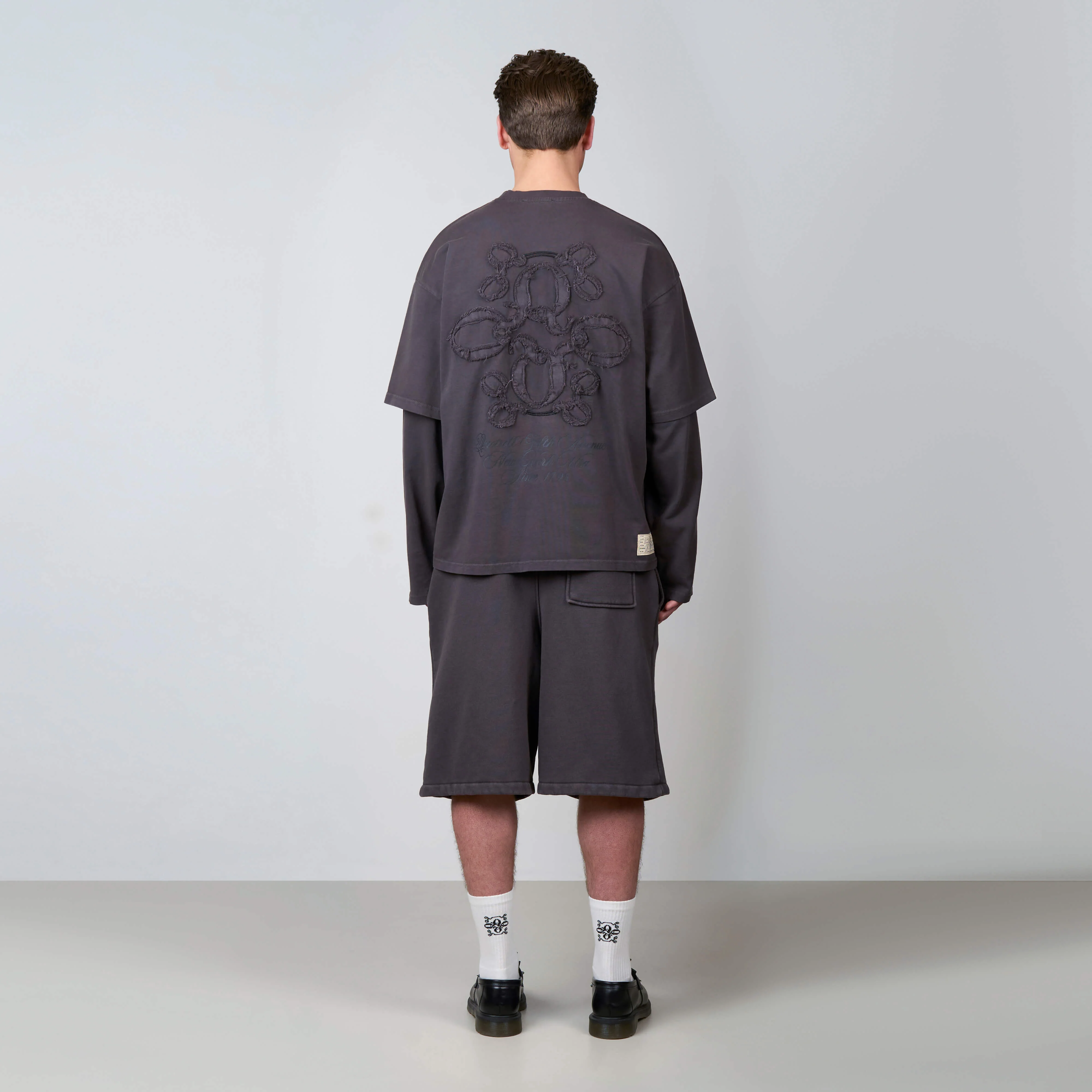 LENNY ACID WASH SHORT | ACID GREY - Image 5