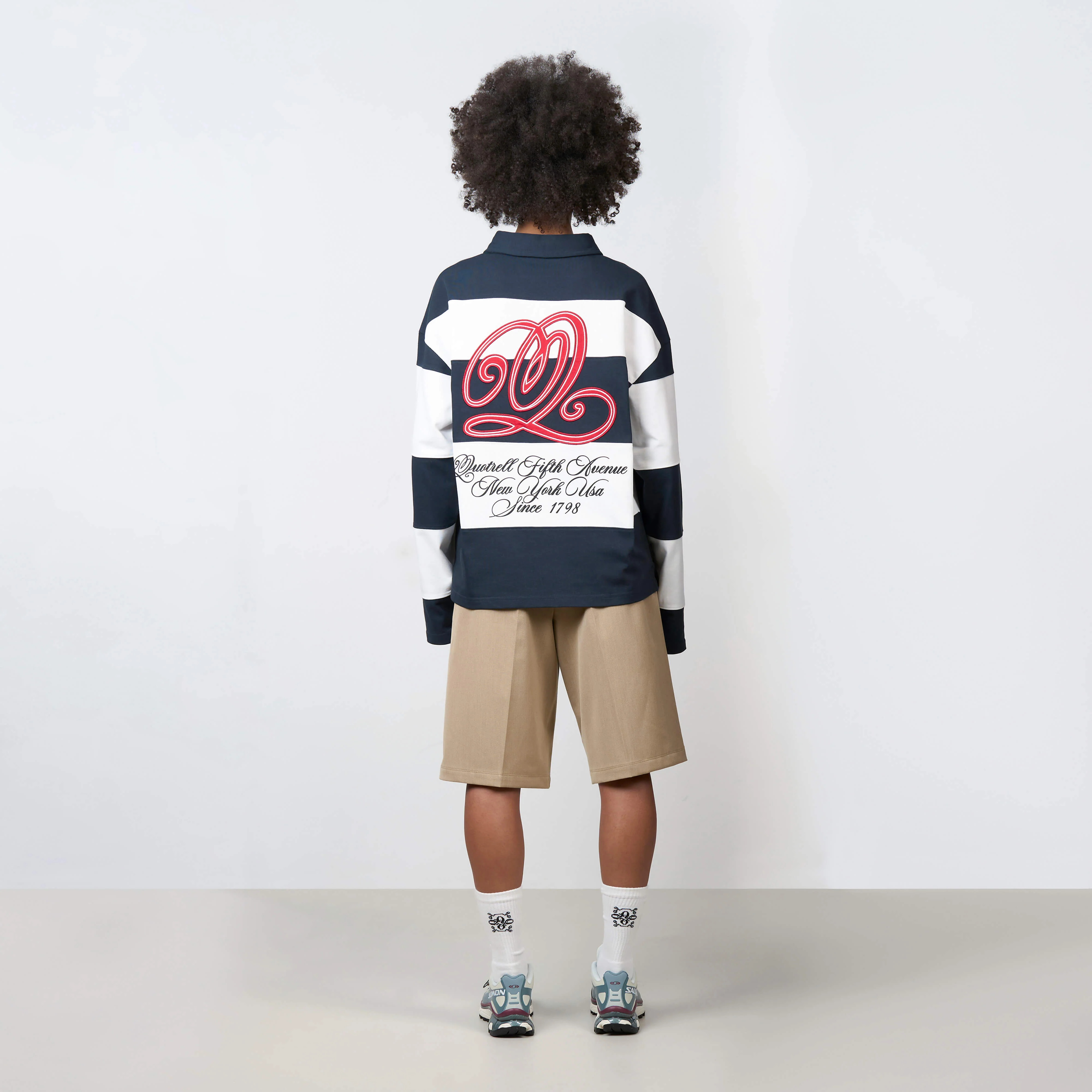 MIKE LONGSLEEVE | NAVY/WHITE - Image 6