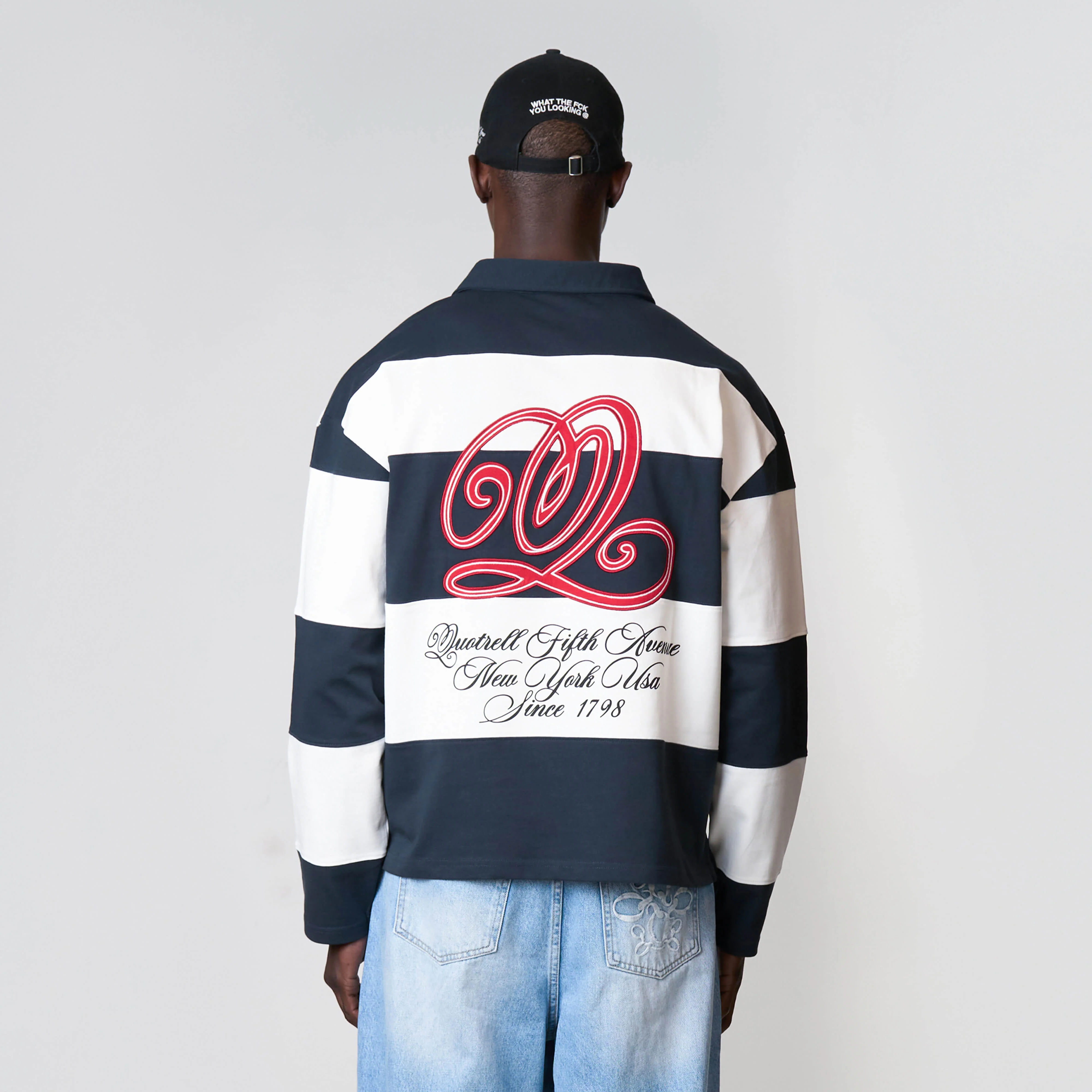 MIKE LONGSLEEVE | NAVY/WHITE - Image 7