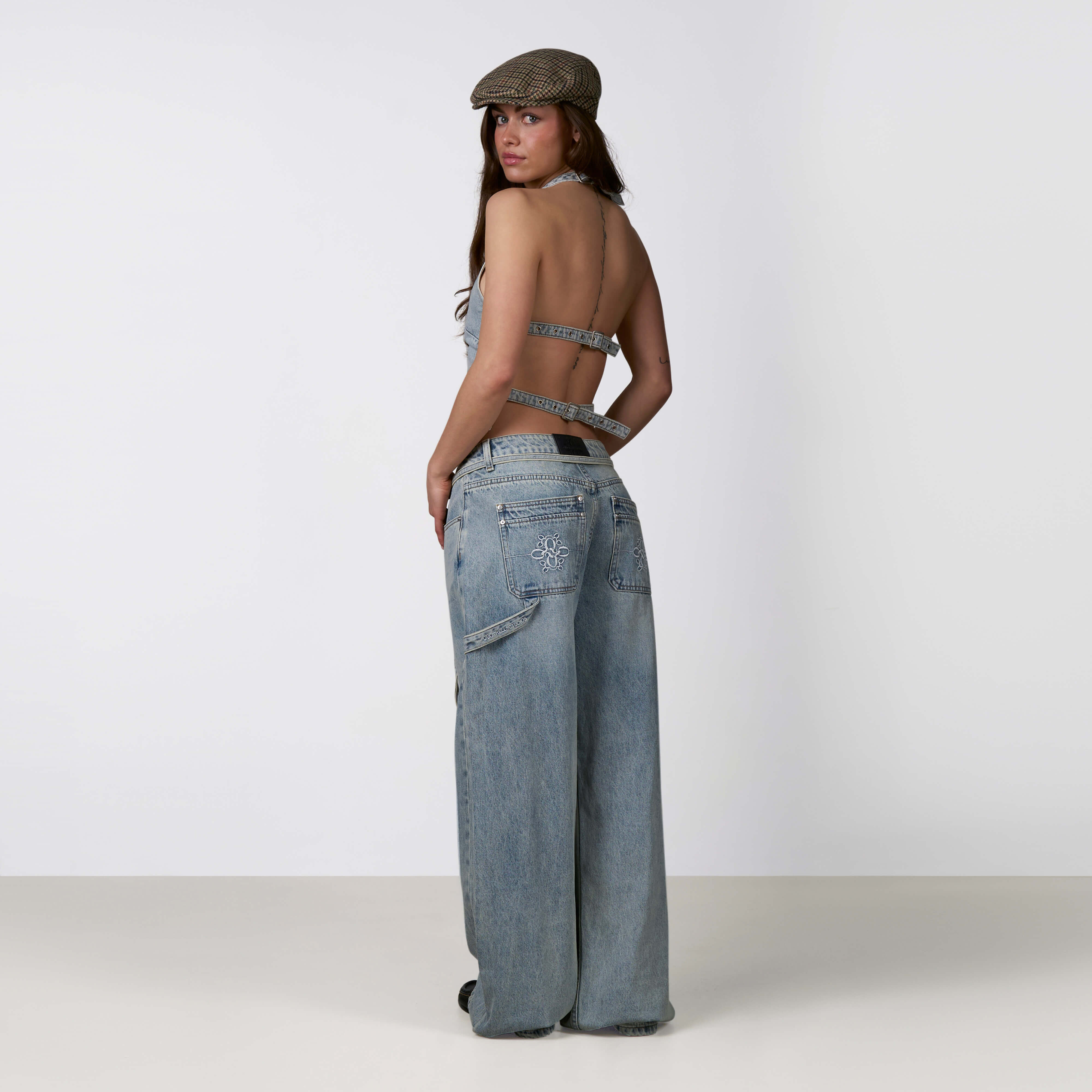 MILA DENIM TOP | LIGHT BLUE - Image 4