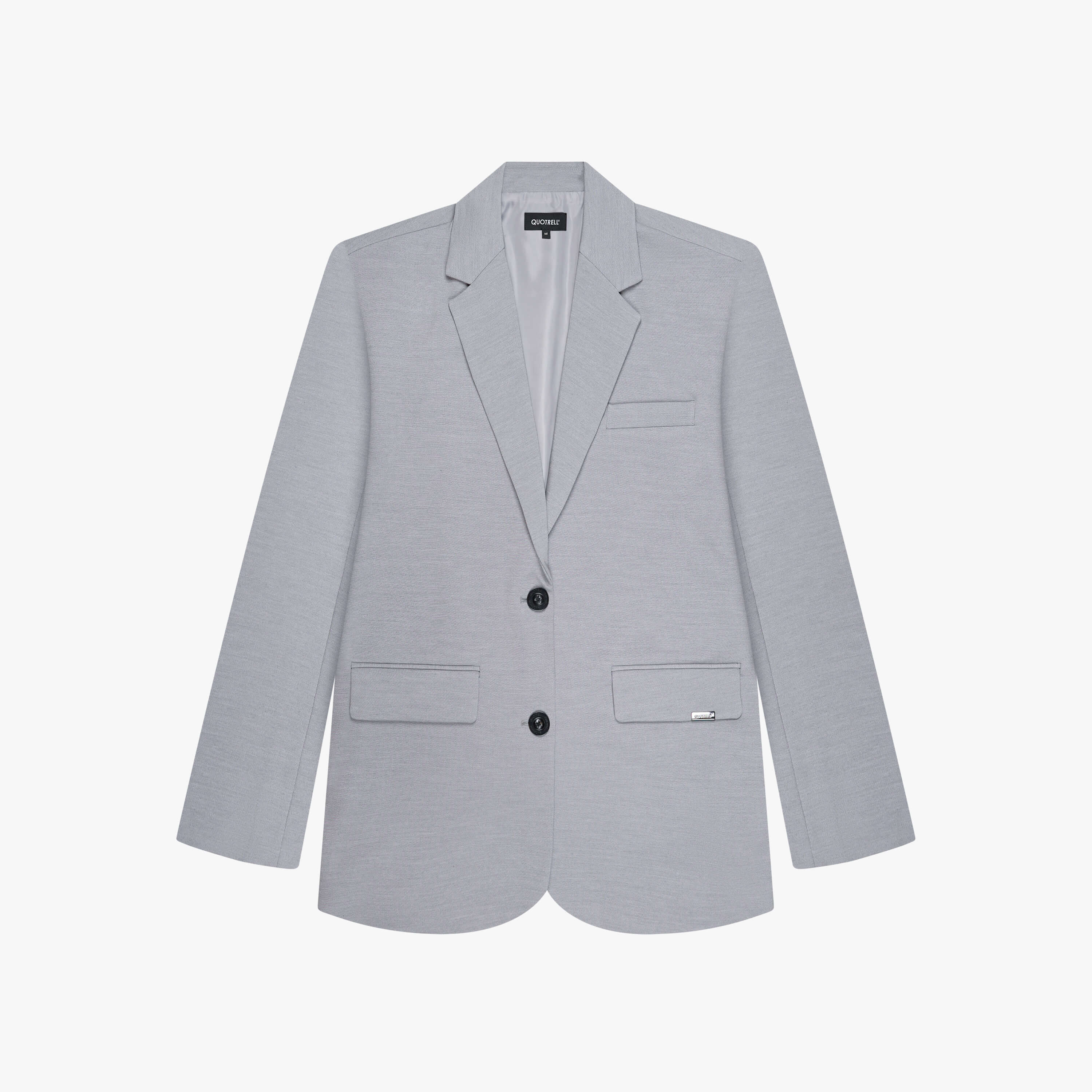 NAYA OVERSIZED BLAZER | LIGHT GREY - Image 7