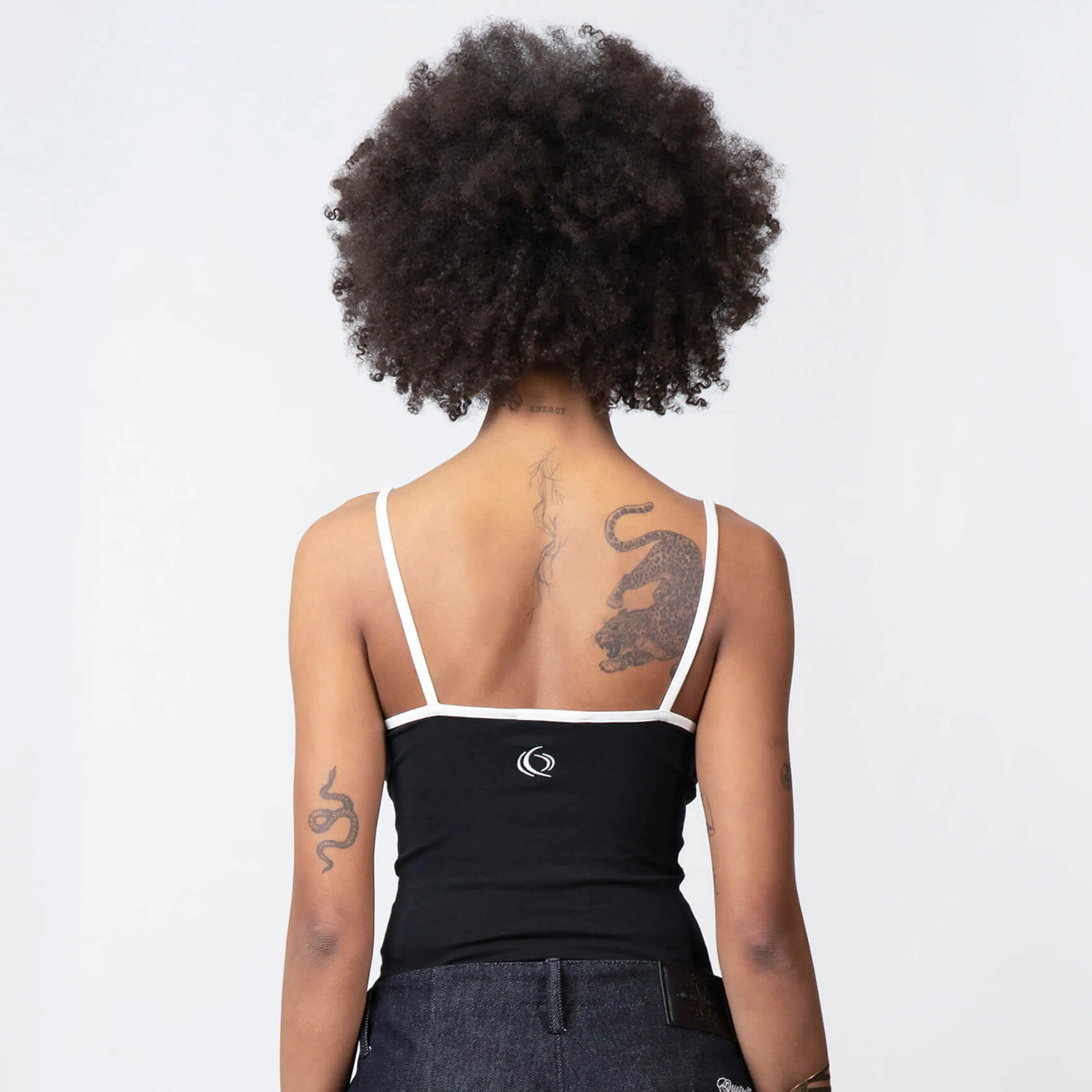 NINA TOP | BLACK/WHITE - Image 2