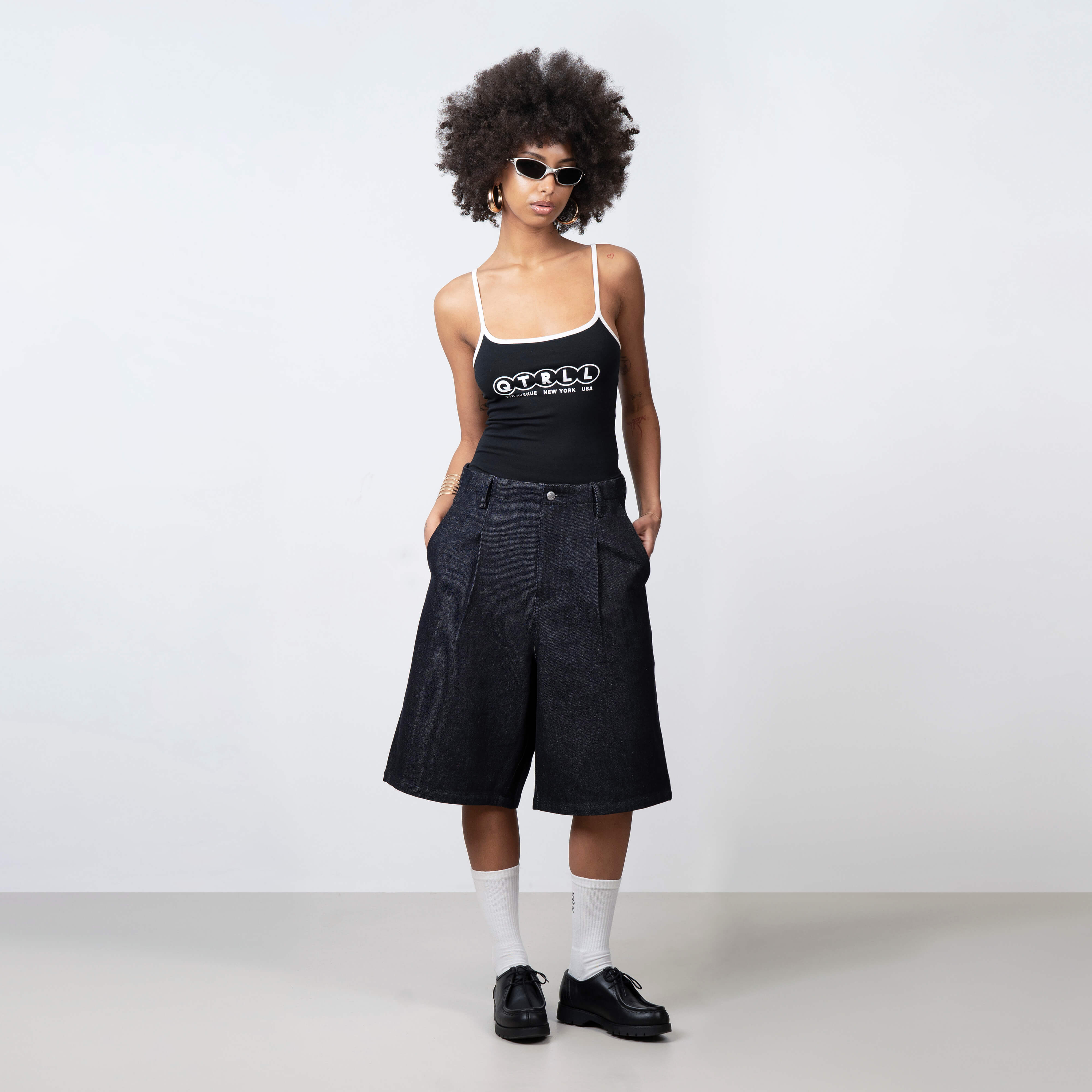 NINA TOP | BLACK/WHITE - Image 3