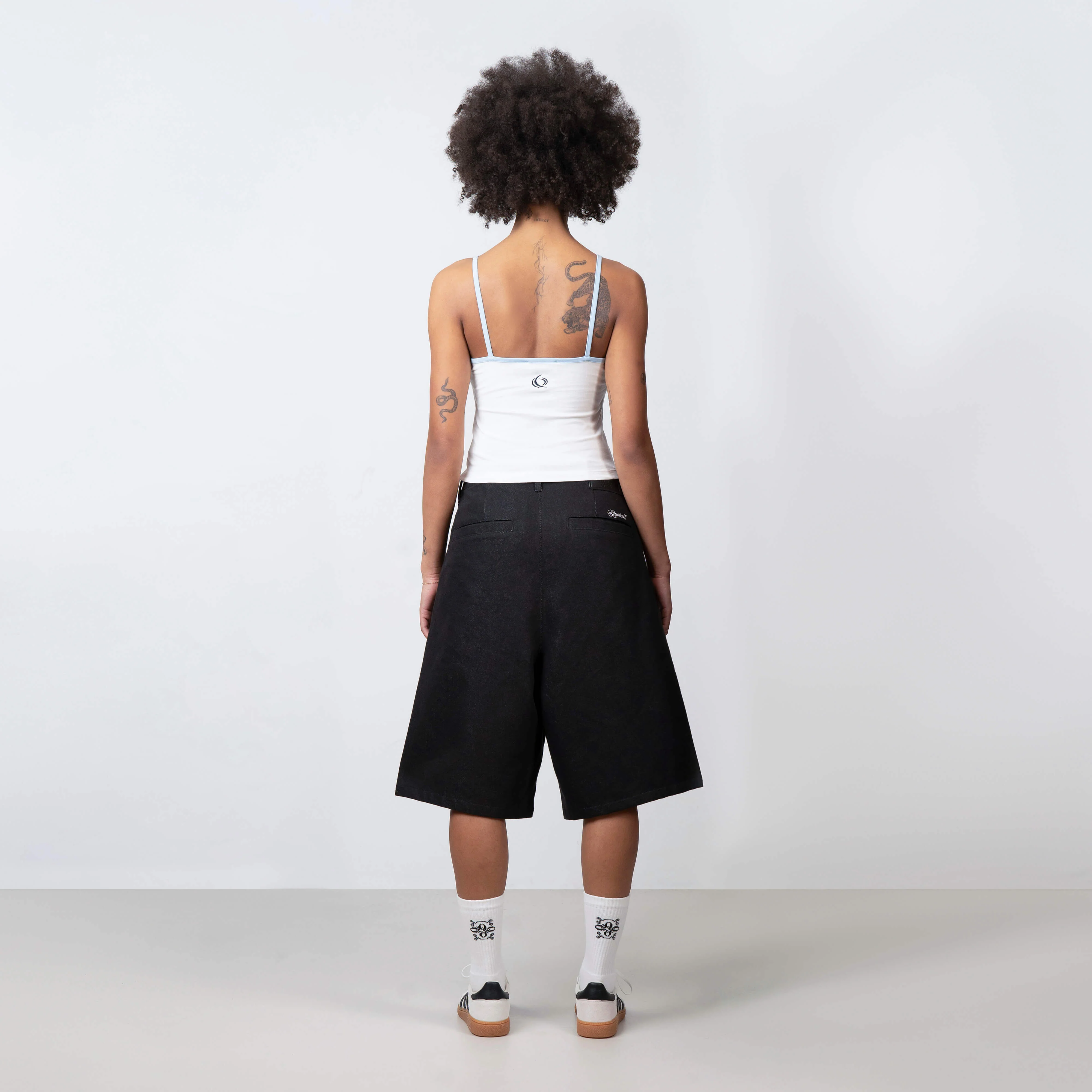 NINA TOP | WHITE/LIGHT BLUE - Image 4