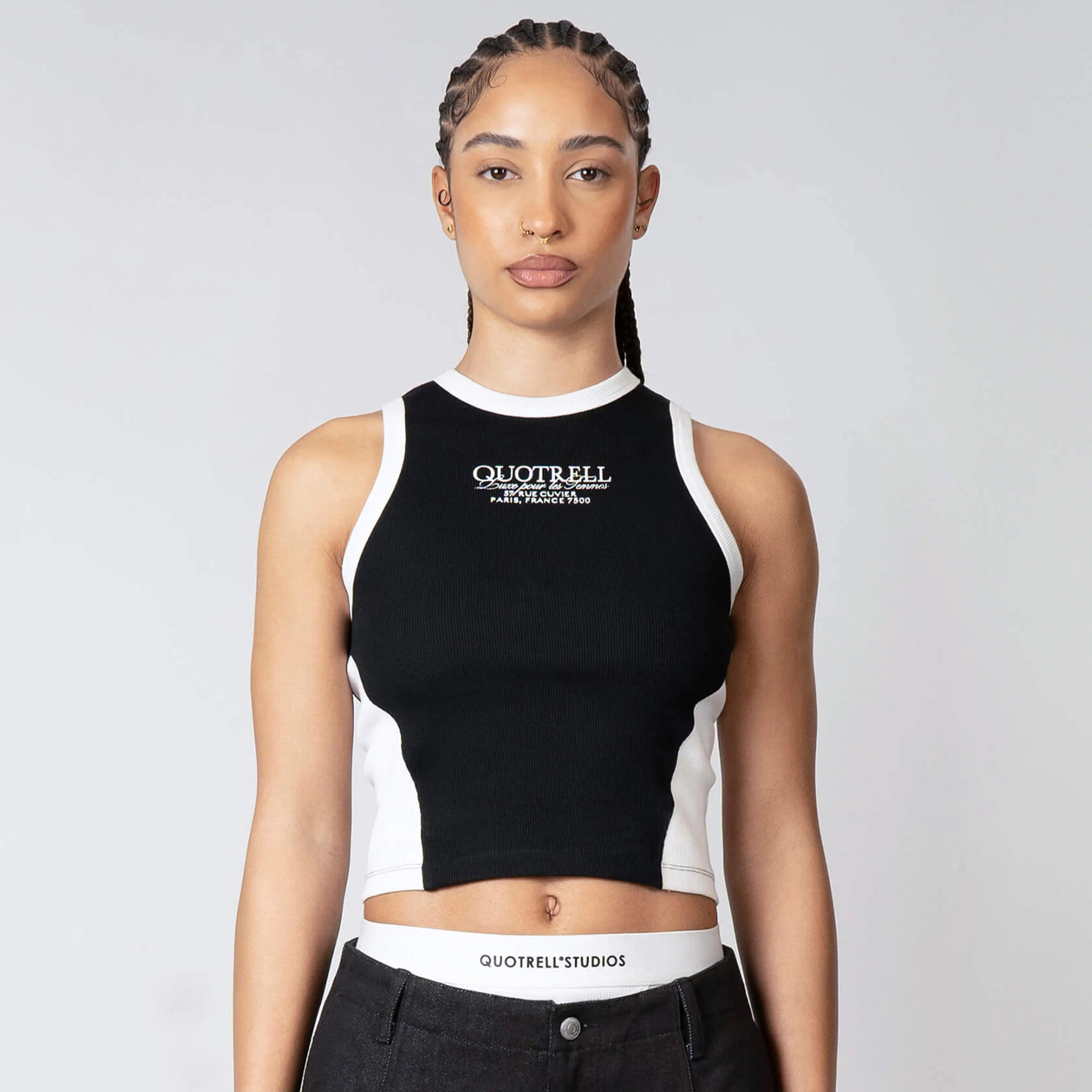 NOA TOP | BLACK/WHITE - Image 2