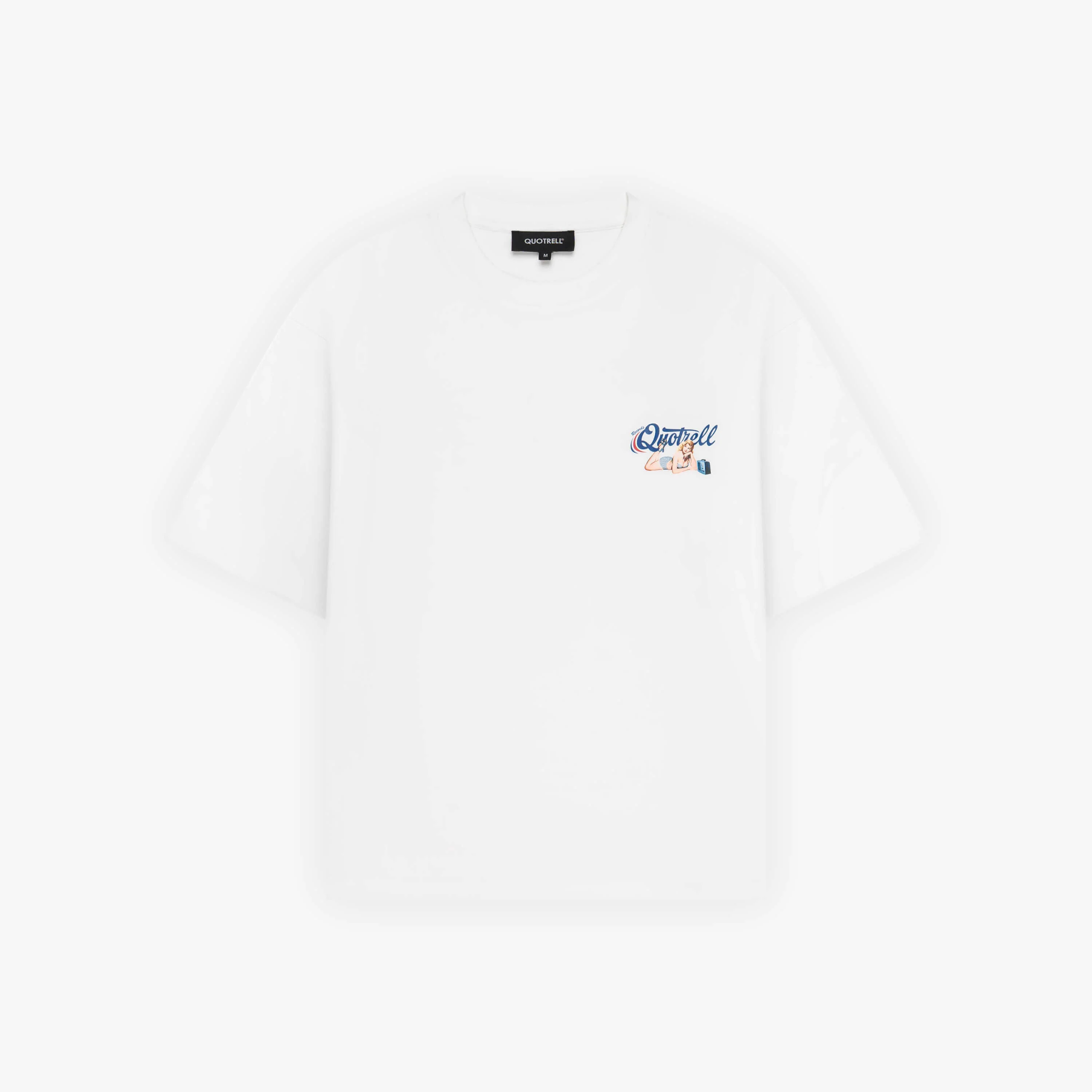PIN UP TEE | WHITE/COBALT - Image 6