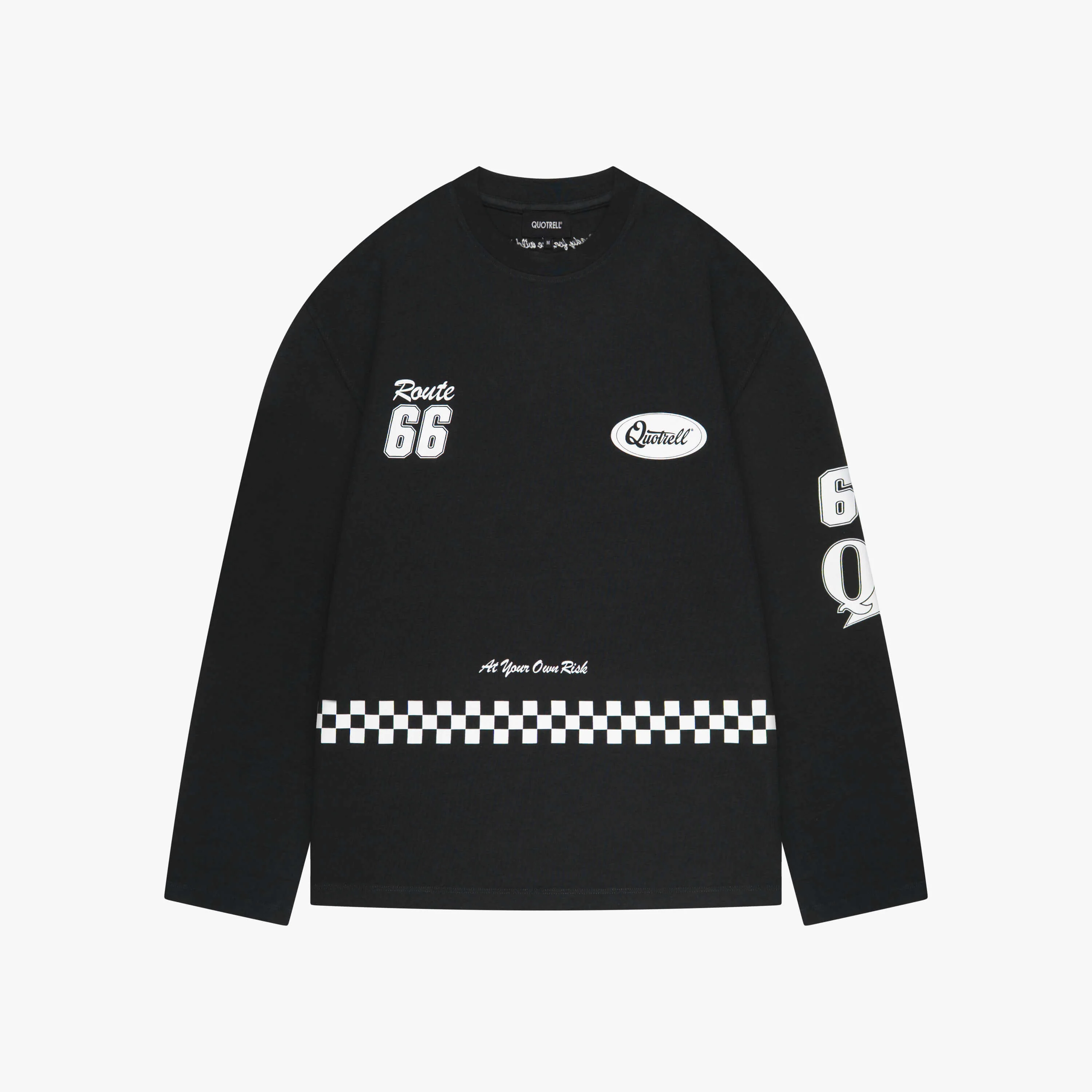 RACING LONGSLEEVE | BLACK/WHITE - Image 11