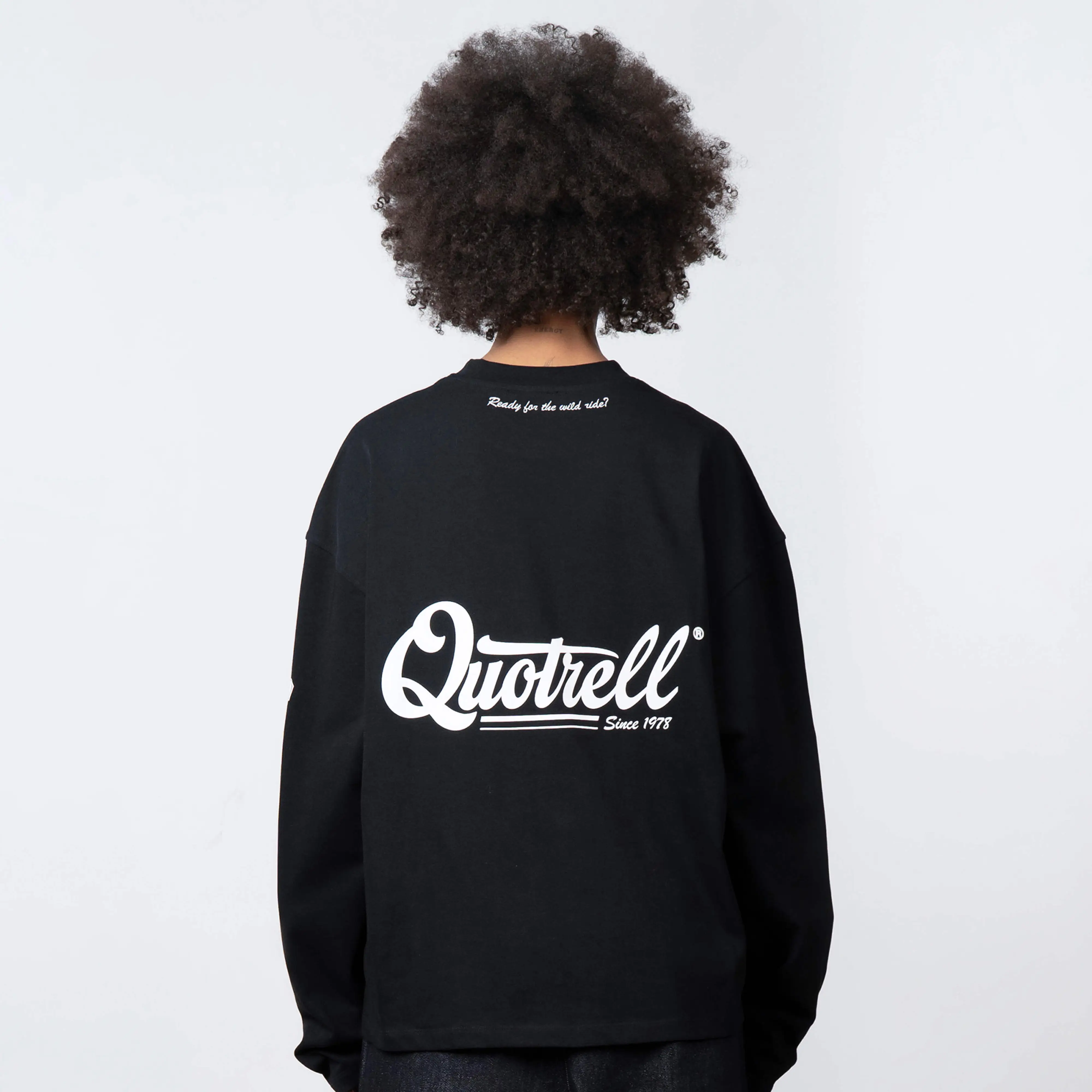 RACING LONGSLEEVE | BLACK/WHITE - Image 3