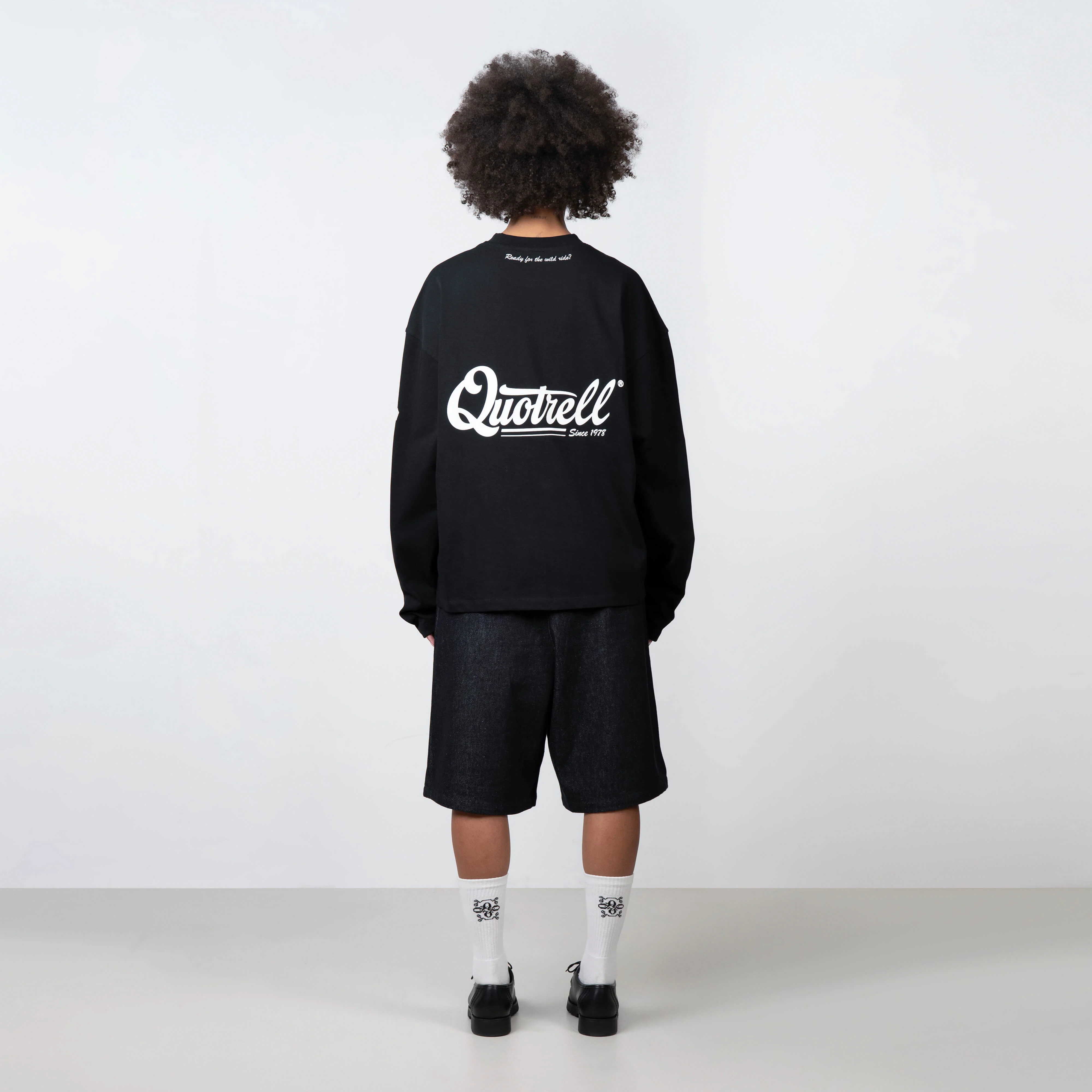 RACING LONGSLEEVE | BLACK/WHITE - Image 5