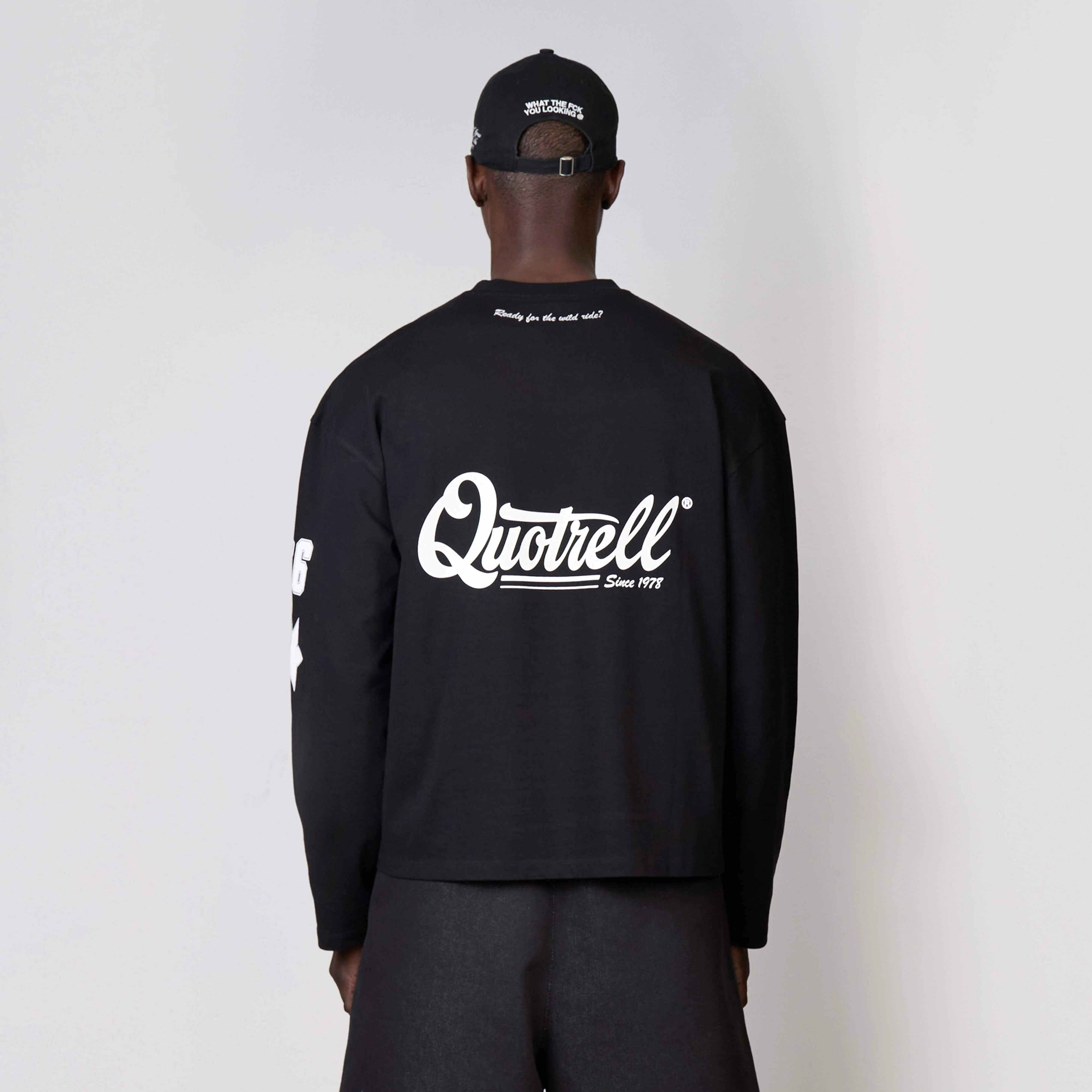 RACING LONGSLEEVE | BLACK/WHITE - Image 6