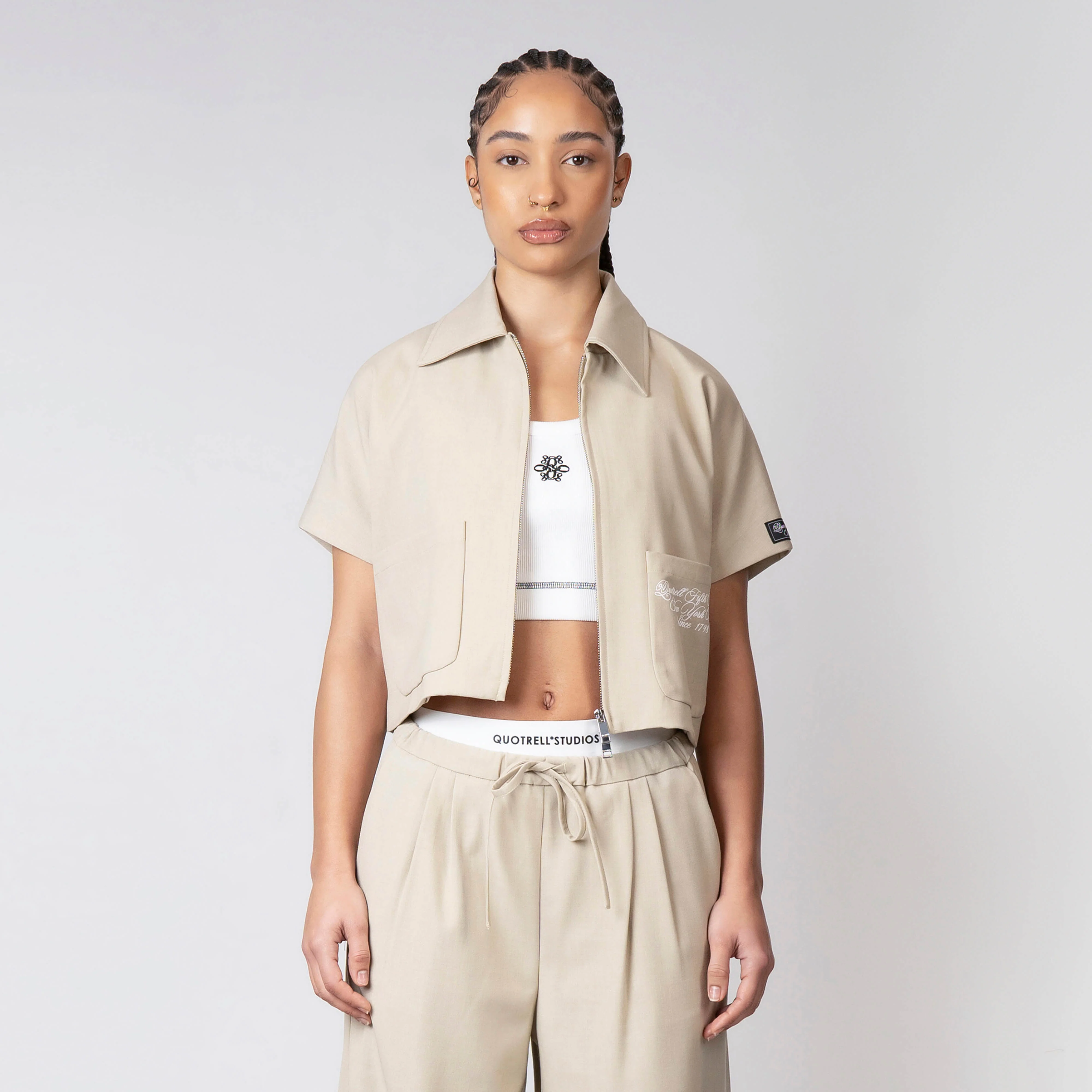RAE ZIP SET | BEIGE - Image 3